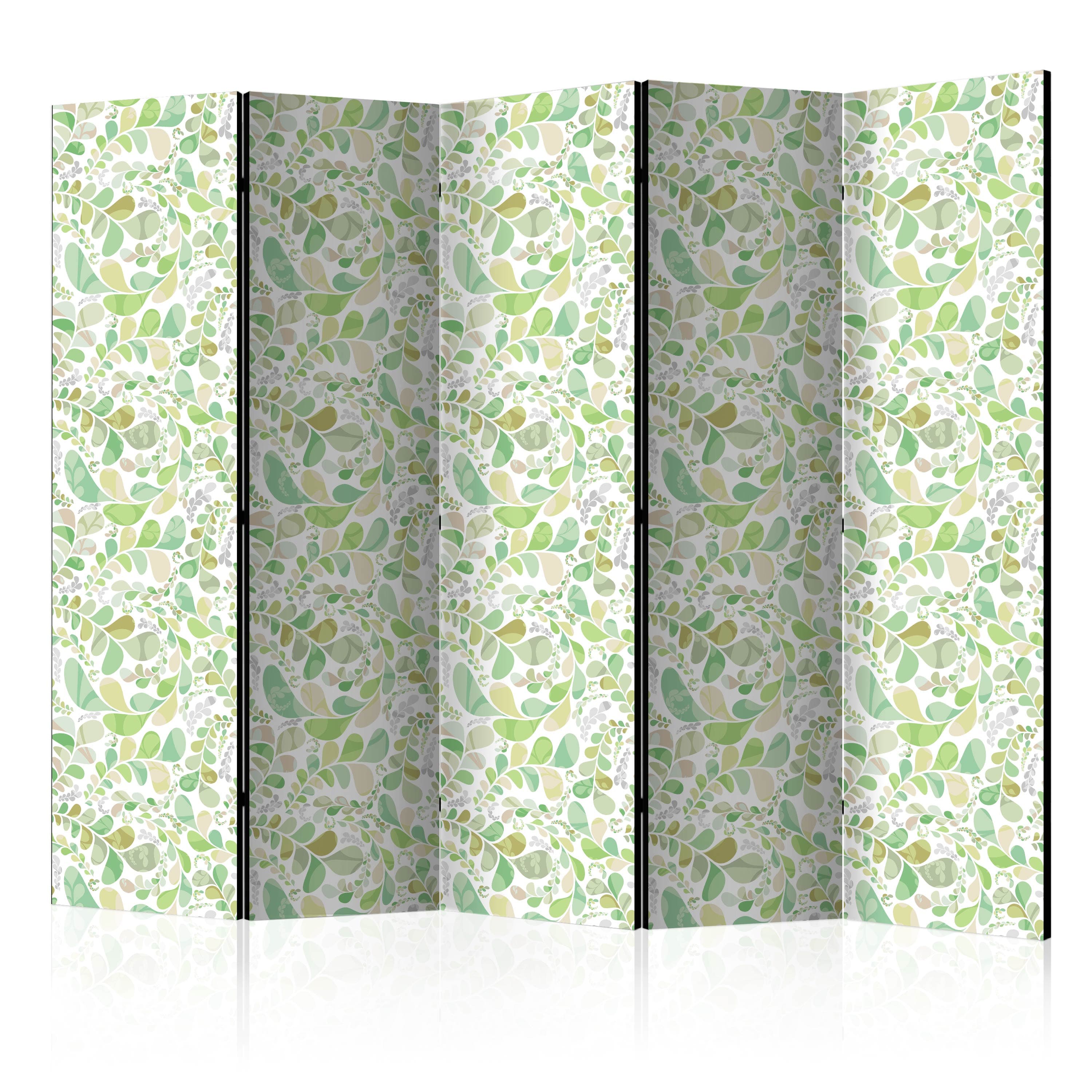 Aizslietnis 5-daļīgs - Augu vitrāžas (225x172cm) 225x172 cm Home Trends