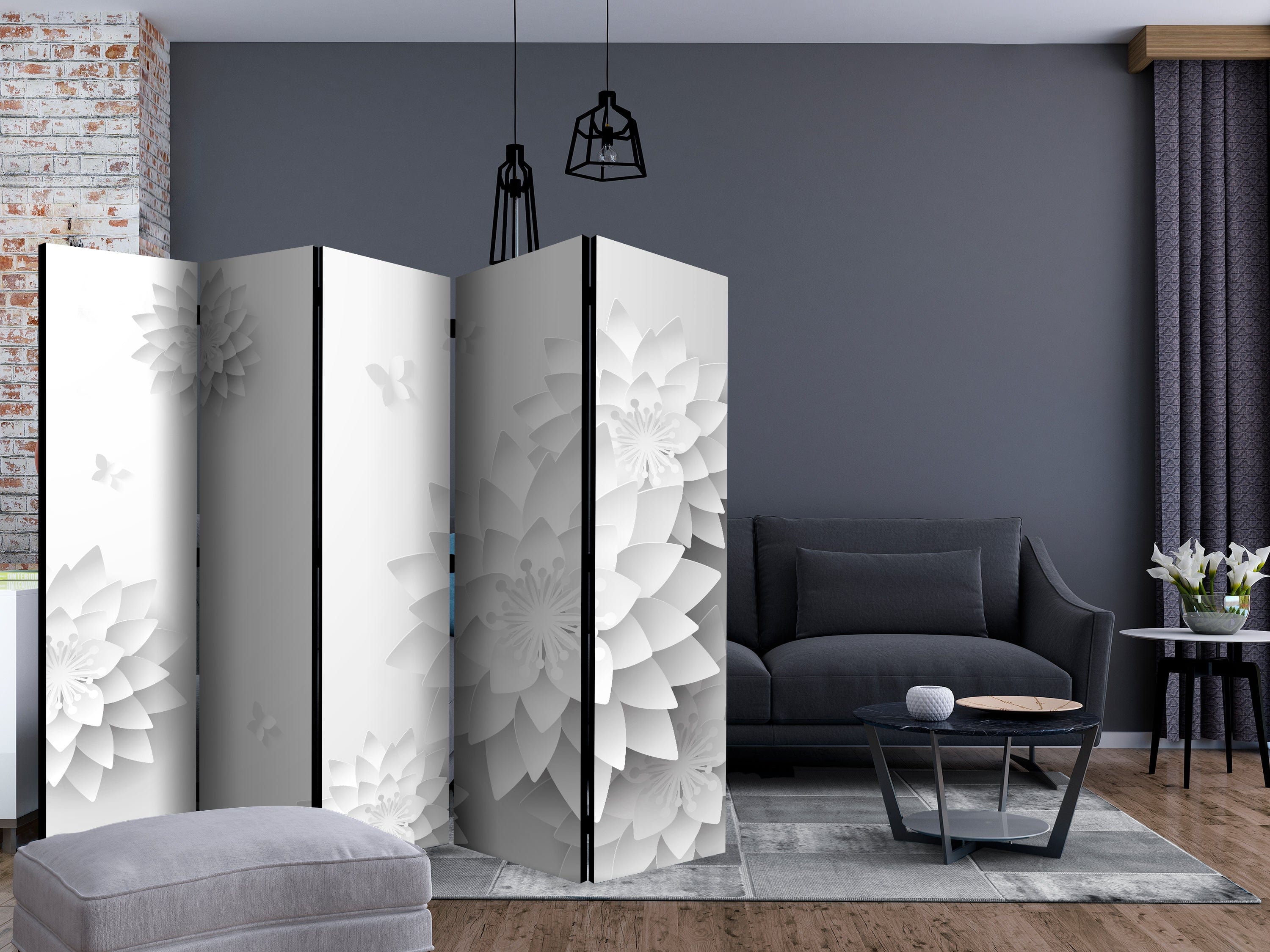 Aizslietnis 5-daļīgs - Austrumu ziedi (225x172cm) 225x172 cm Home Trends