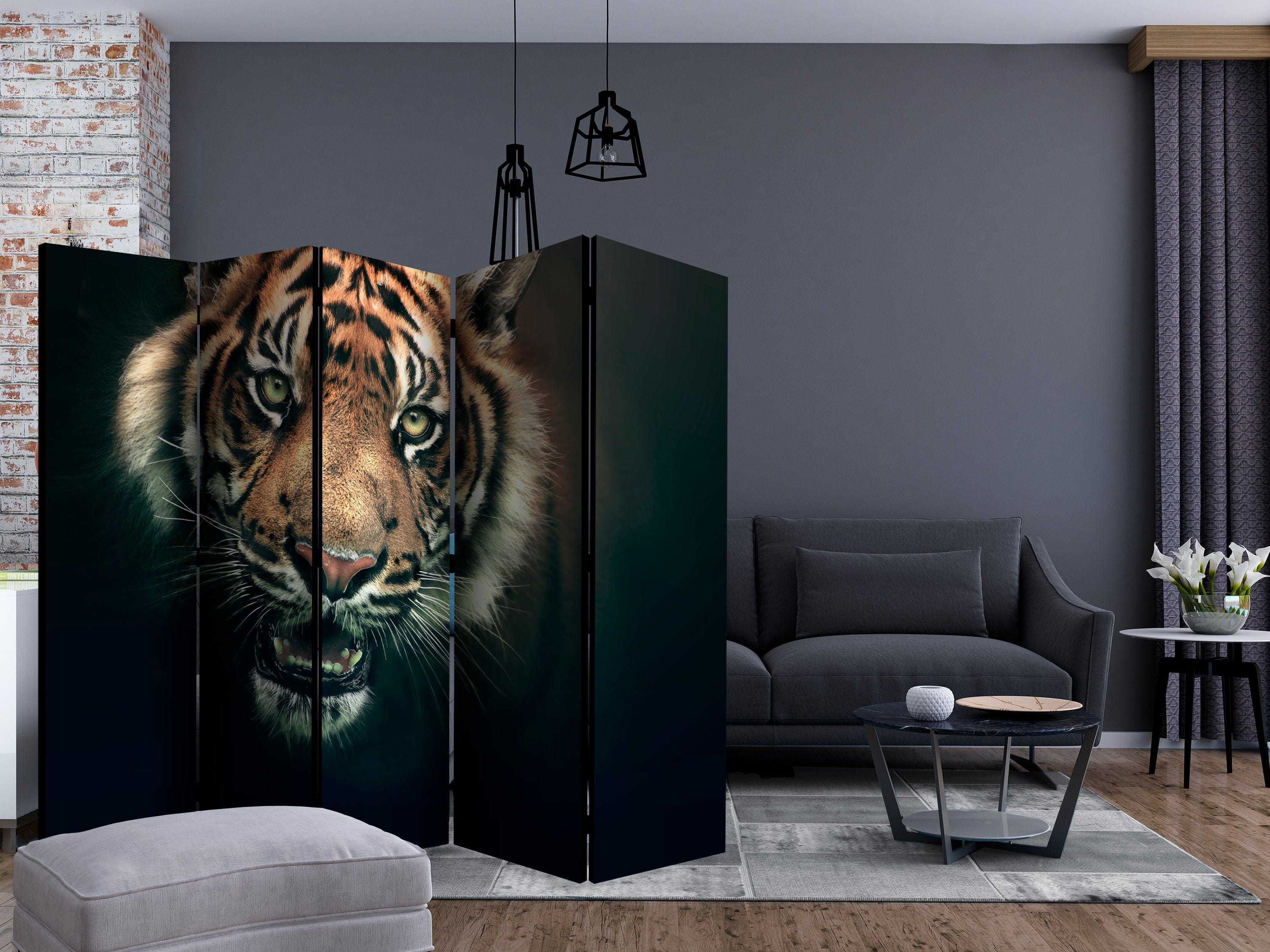 Aizslietnis 5-daļīgs - Bengālijas tīģeris (225x172cm) 225x172 cm Home Trends