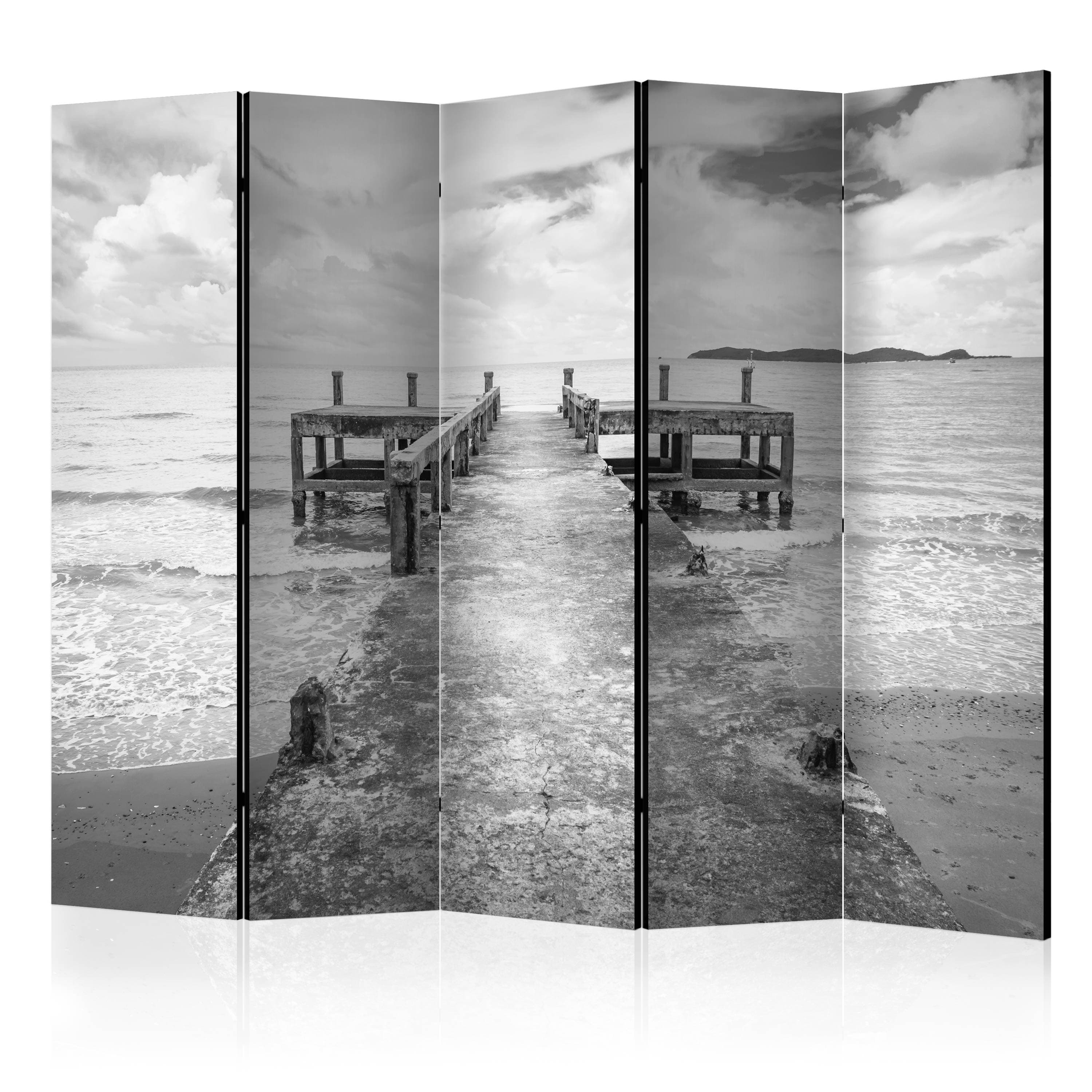 Aizslietnis 5-daļīgs - Betona mols (225x172cm) 225x172 cm Home Trends