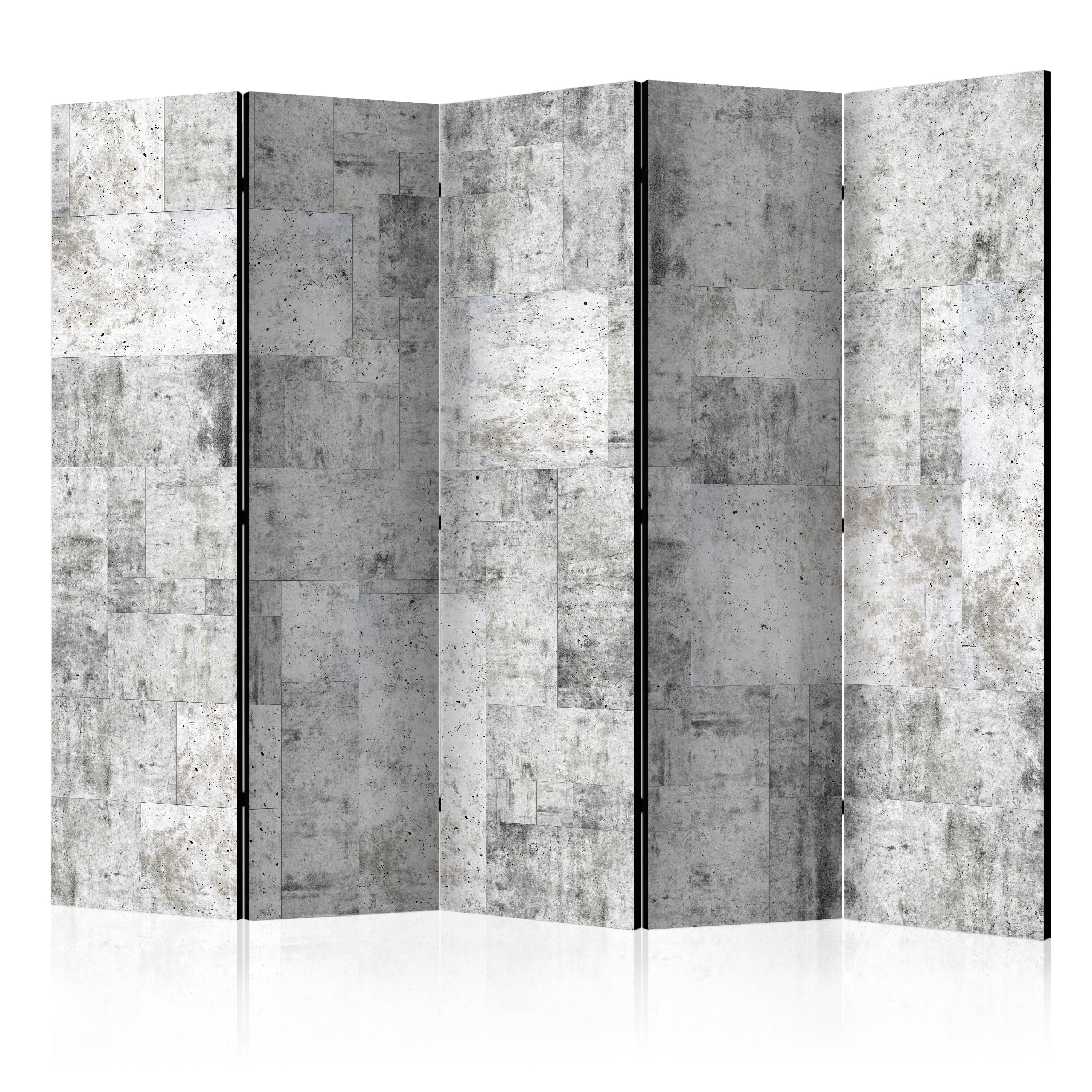 Aizslietnis 5-daļīgs - Betons - Pelēkā pilsēta (225x172cm) 225x172 cm Home Trends