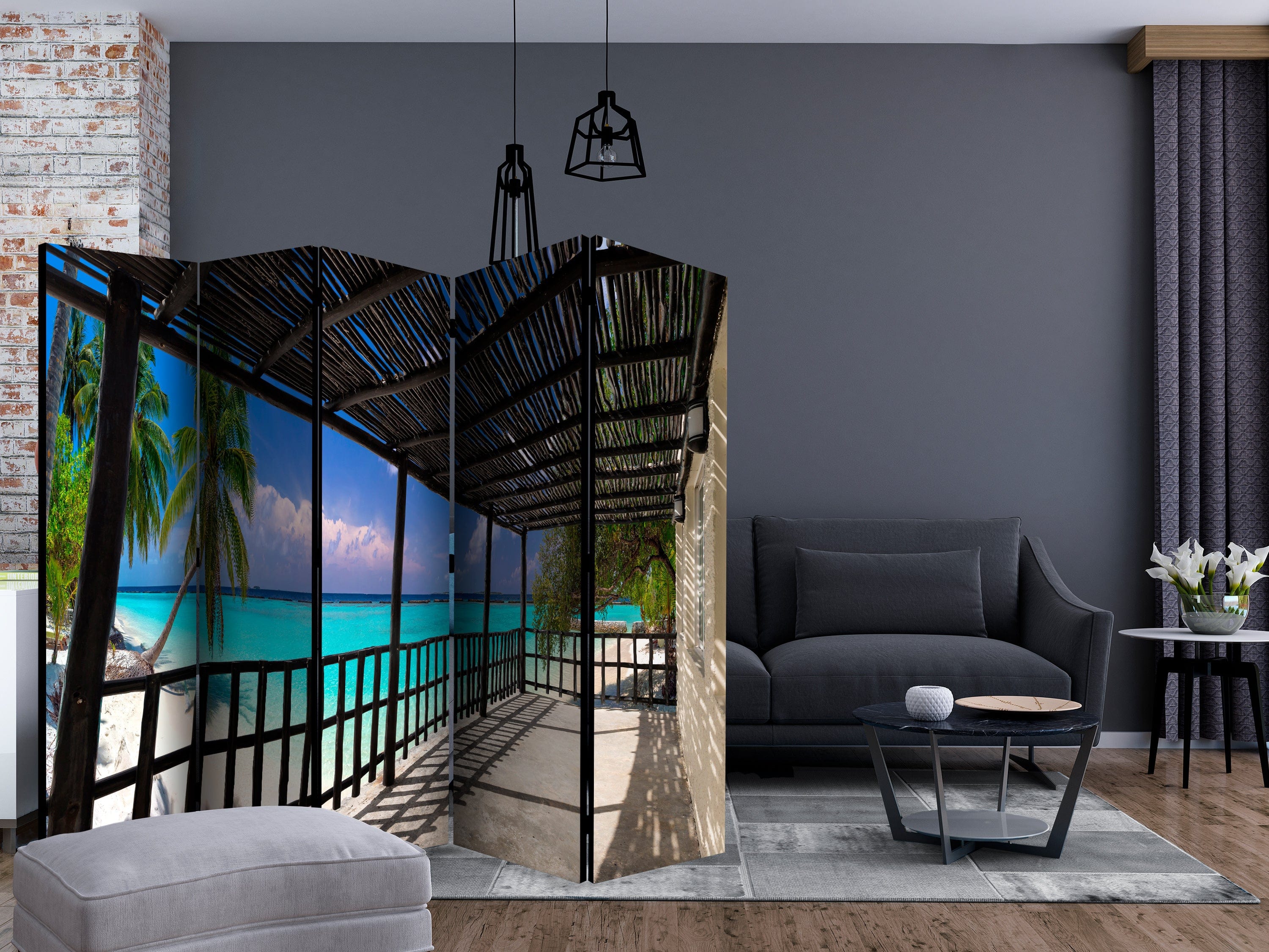 Aizslietnis 5-daļīgs - Bezrūpīga paradīze (225x172cm) 225x172 cm Home Trends