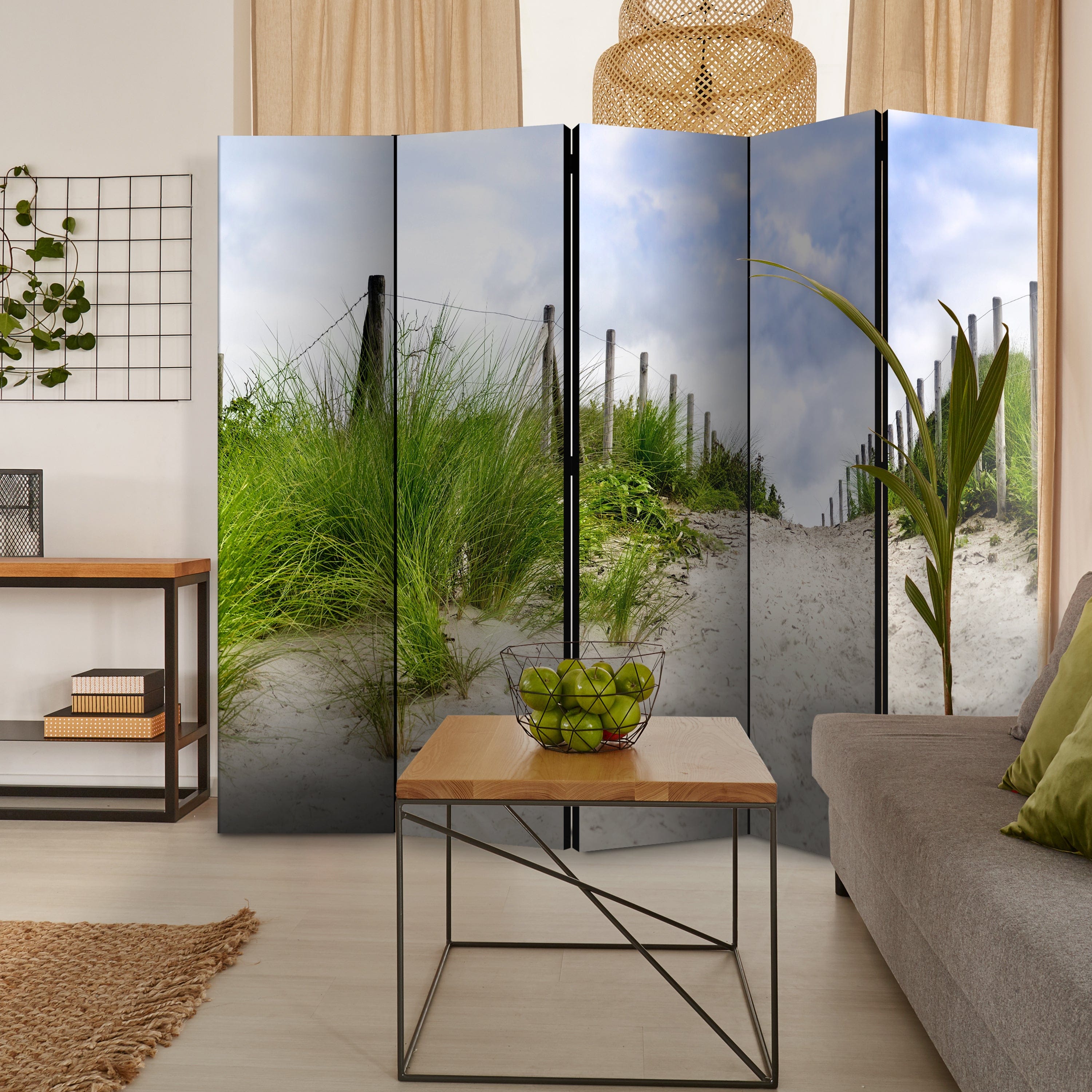 Aizslietnis 5-daļīgs - Ceļš uz jūru (225x172cm) 225x172 cm Home Trends