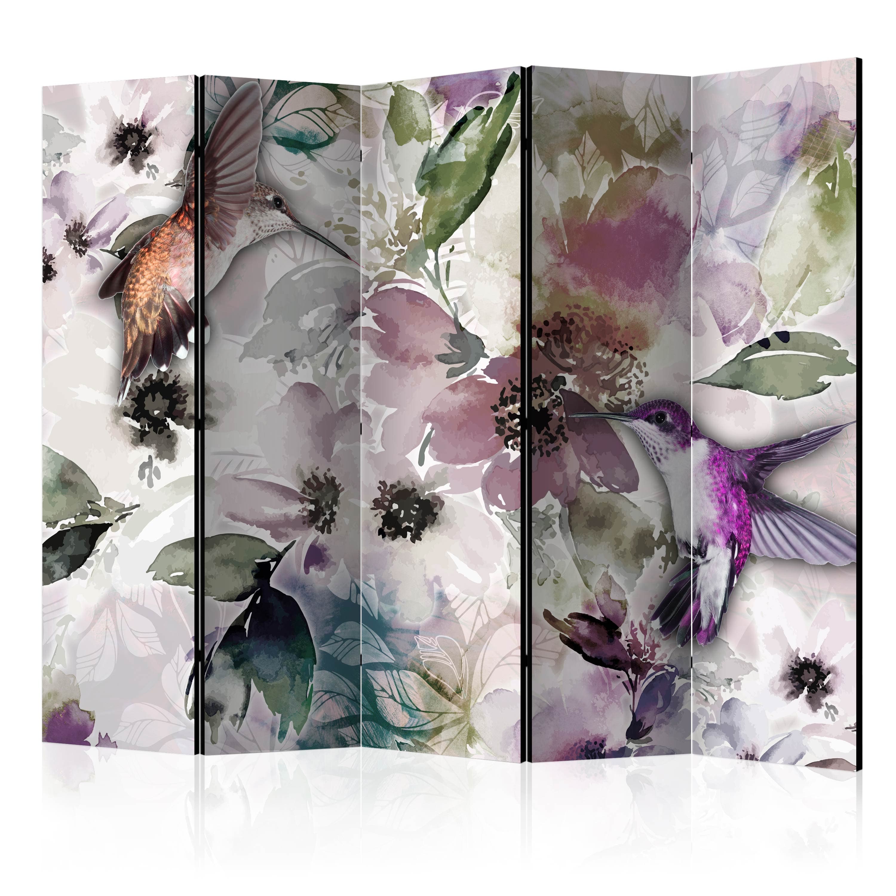 Aizslietnis 5-daļīgs - Daba akvarelī (225x172cm) 225x172 cm Home Trends