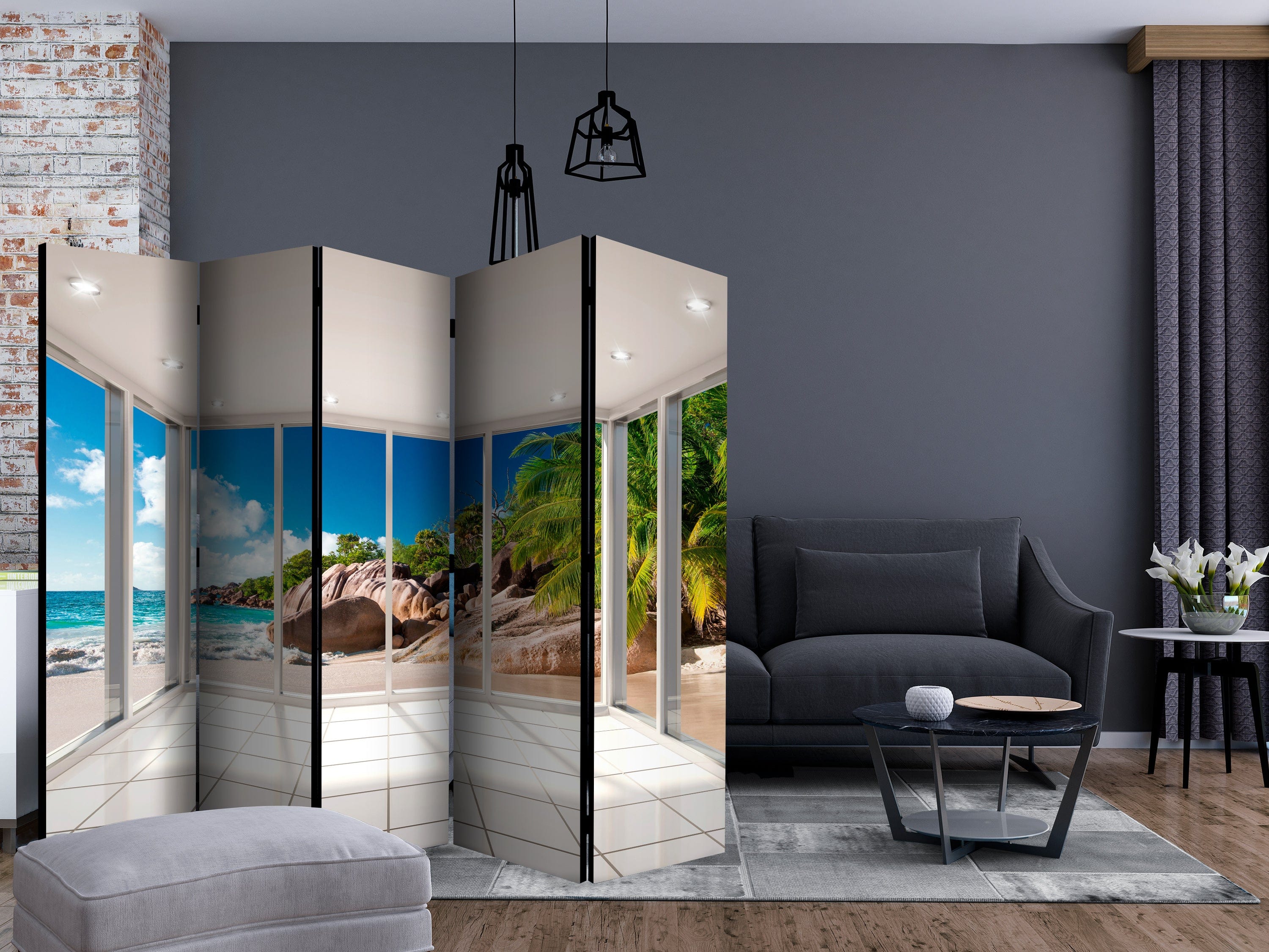 Aizslietnis 5-daļīgs - Debesu ilūzija (225x172cm) 225x172 cm Home Trends