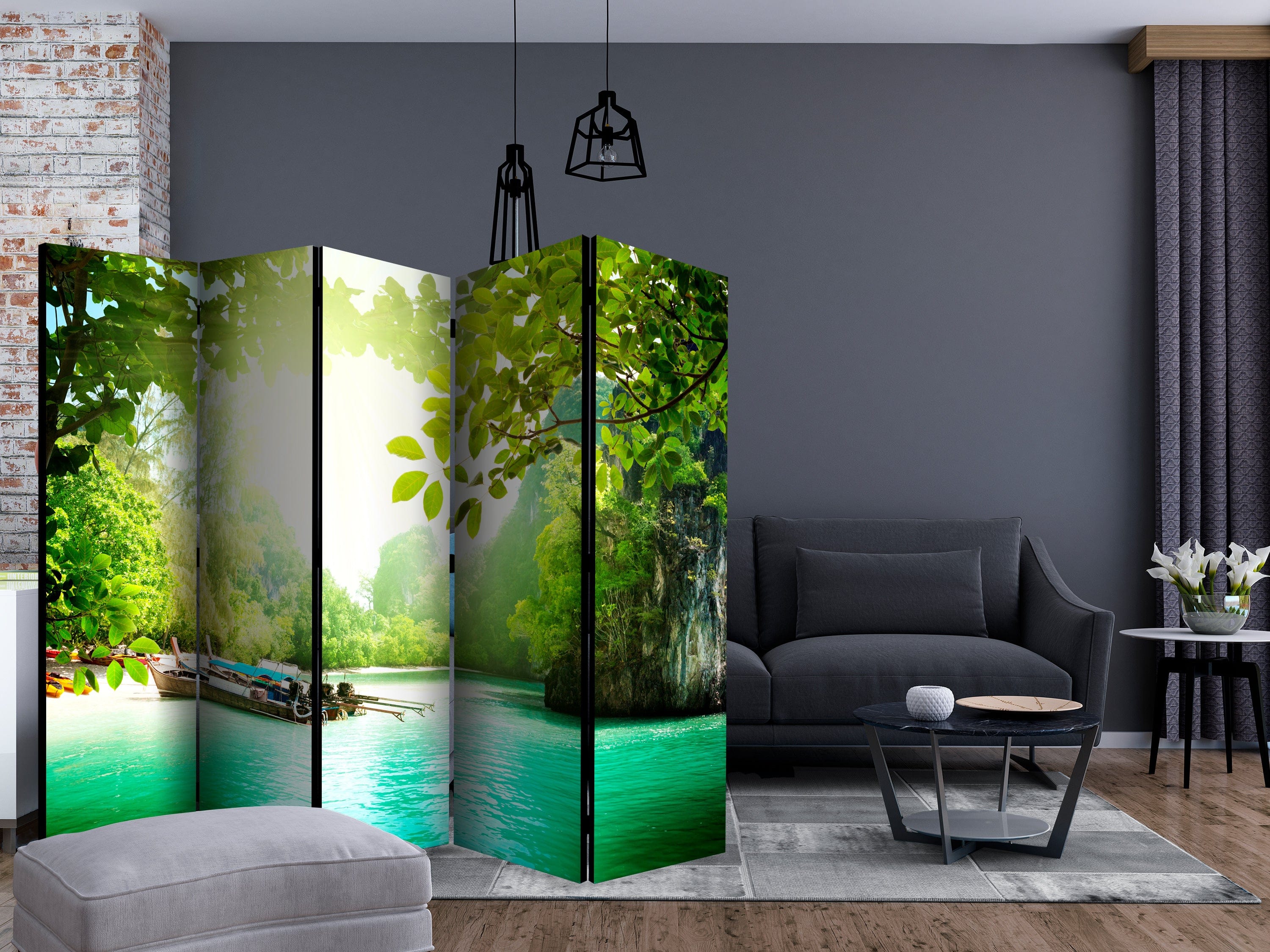 Aizslietnis 5-daļīgs - Debesu nosēšanās (225x172cm) 225x172 cm Home Trends