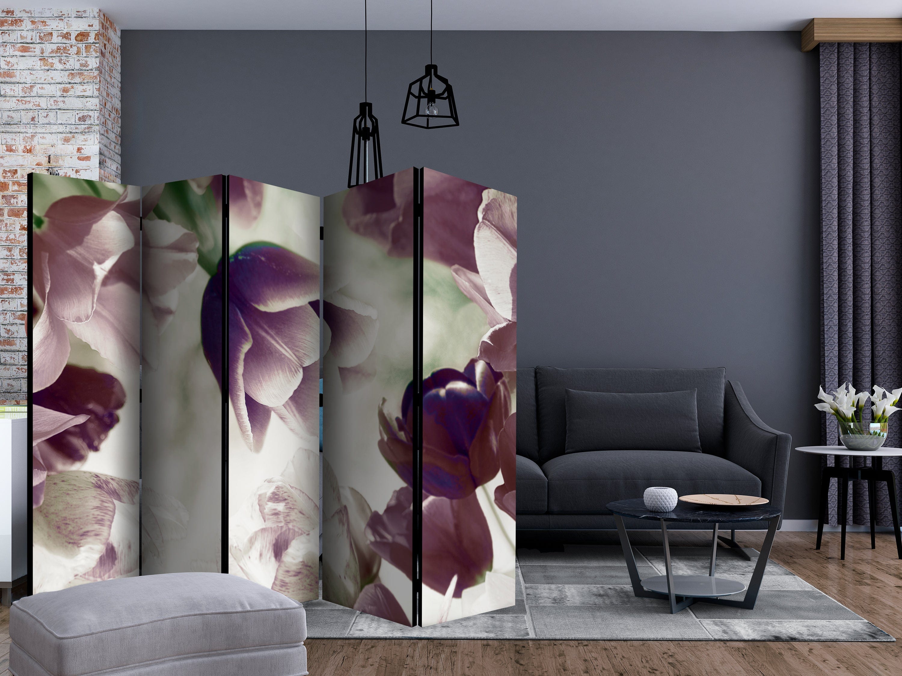 Aizslietnis 5-daļīgs - Debesu tulpes (225x172cm) 225x172 cm Home Trends