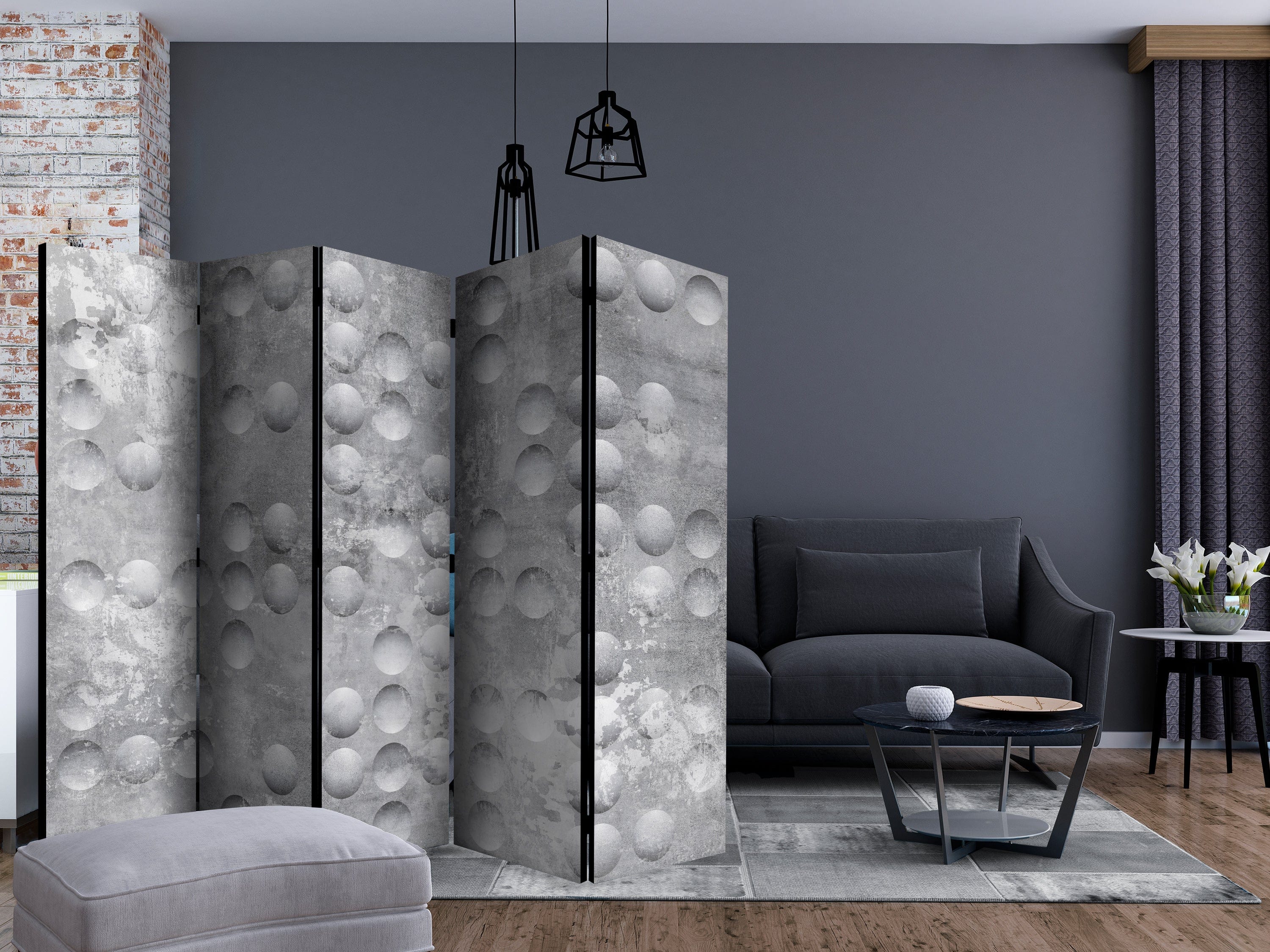 Aizslietnis 5-daļīgs - Dejojoši burbuļi (225x172cm) 225x172 cm Home Trends