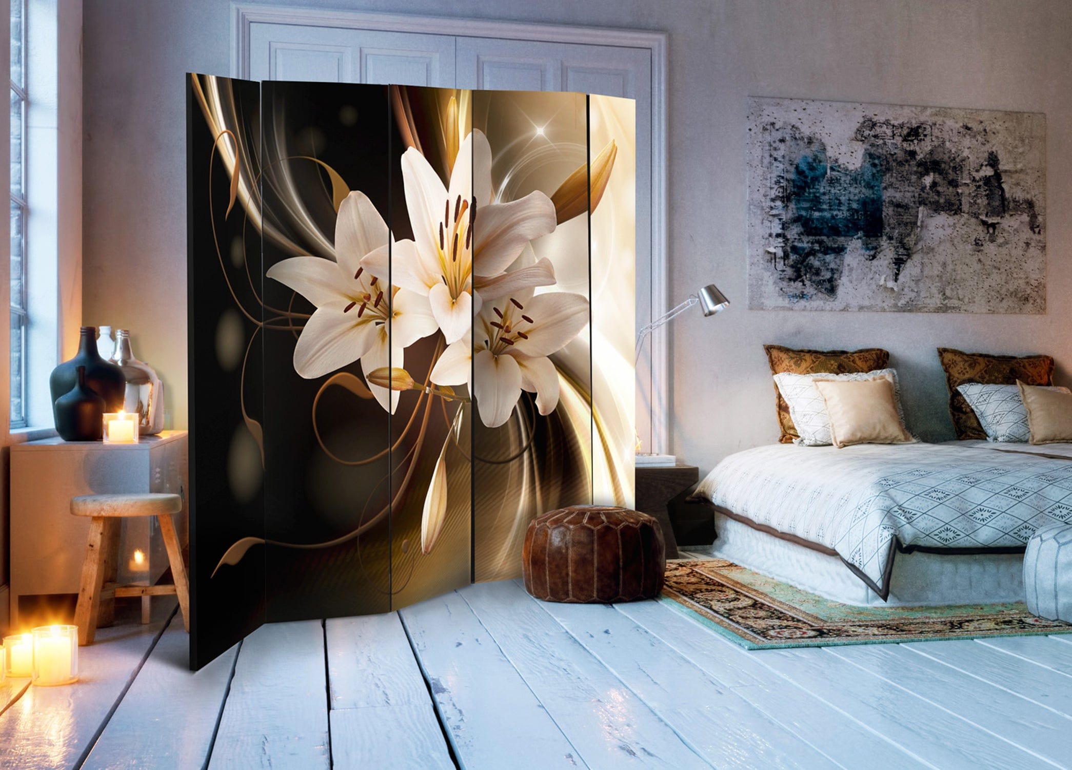 Aizslietnis 5-daļīgs - Gaismas aplis (225x172cm) 225x172 cm Home Trends
