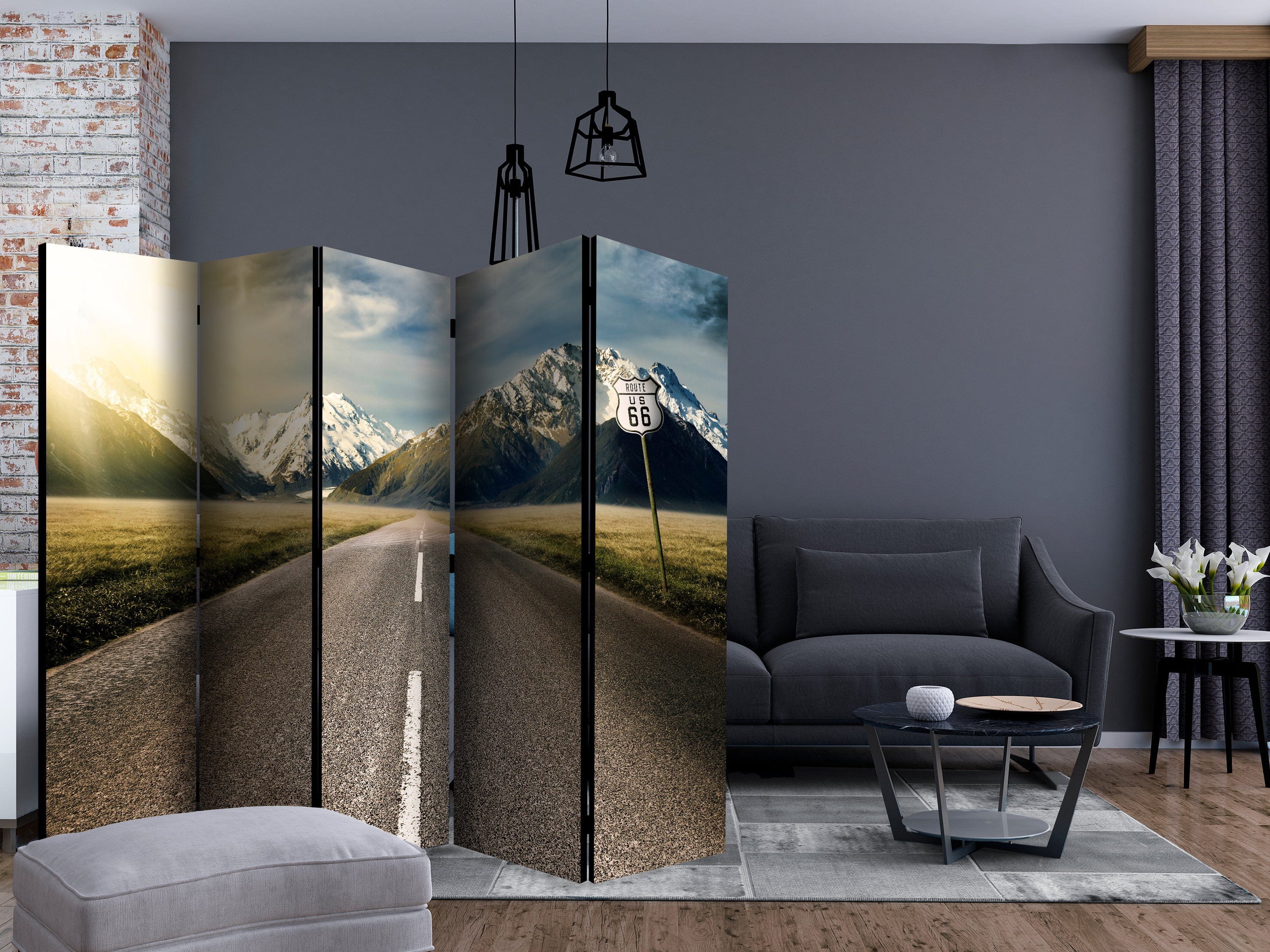 Aizslietnis 5-daļīgs - Garais ceļš (225x172cm) 225x172 cm Home Trends