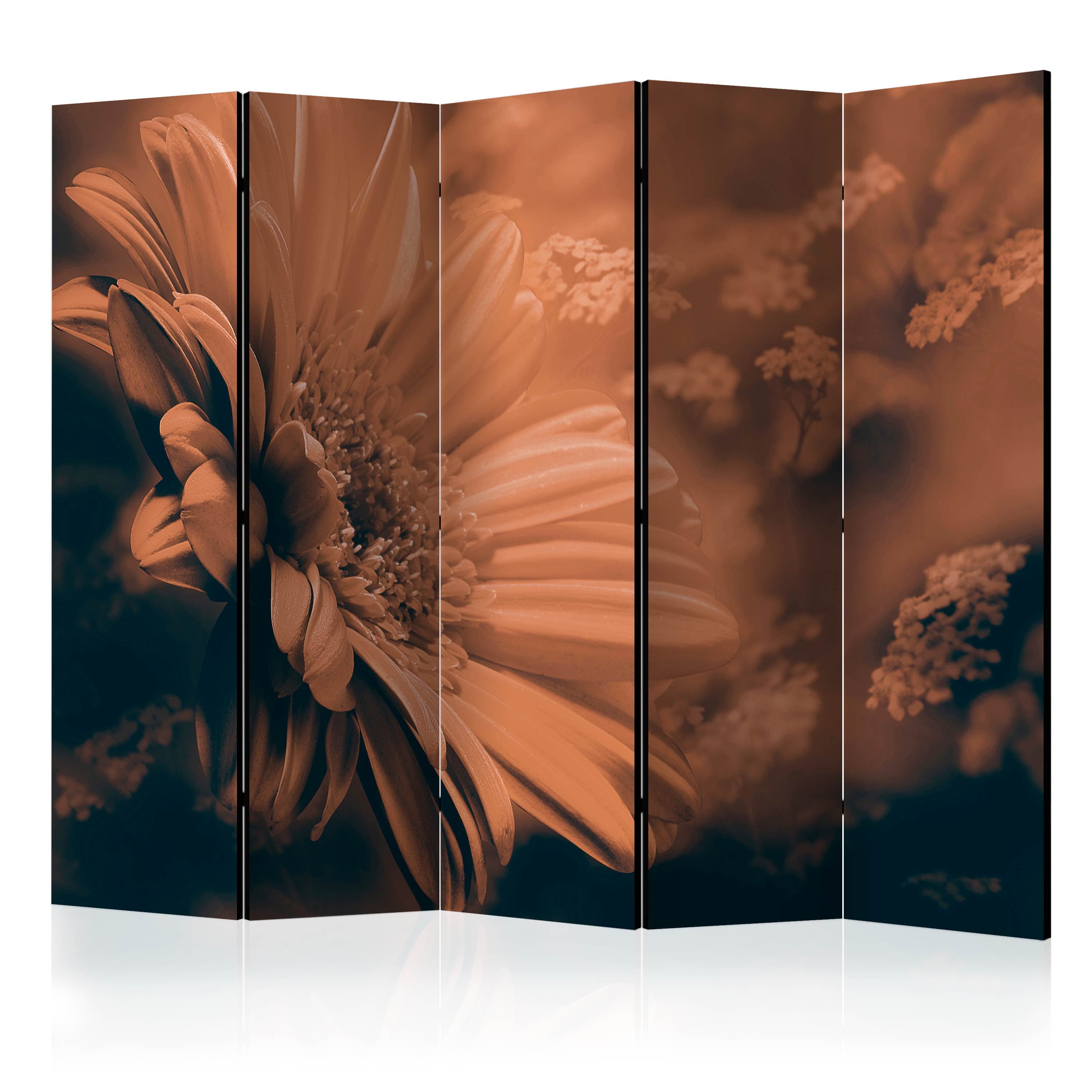Aizslietnis 5-daļīgs - Gerbera bronzā (225x172cm) 225x172 cm Home Trends