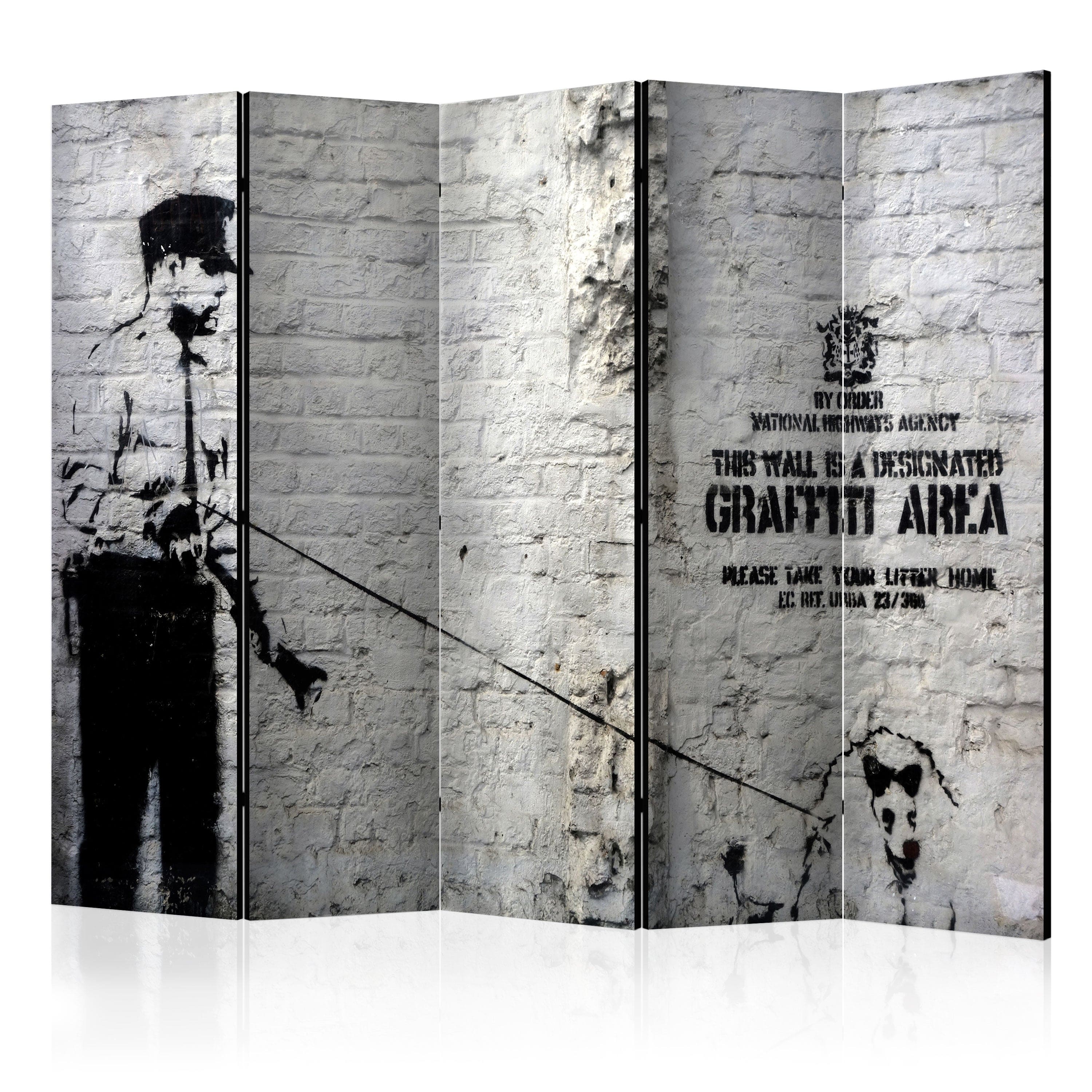 Aizslietnis 5-daļīgs - Grafiti zona (225x172cm) 225x172 cm Home Trends