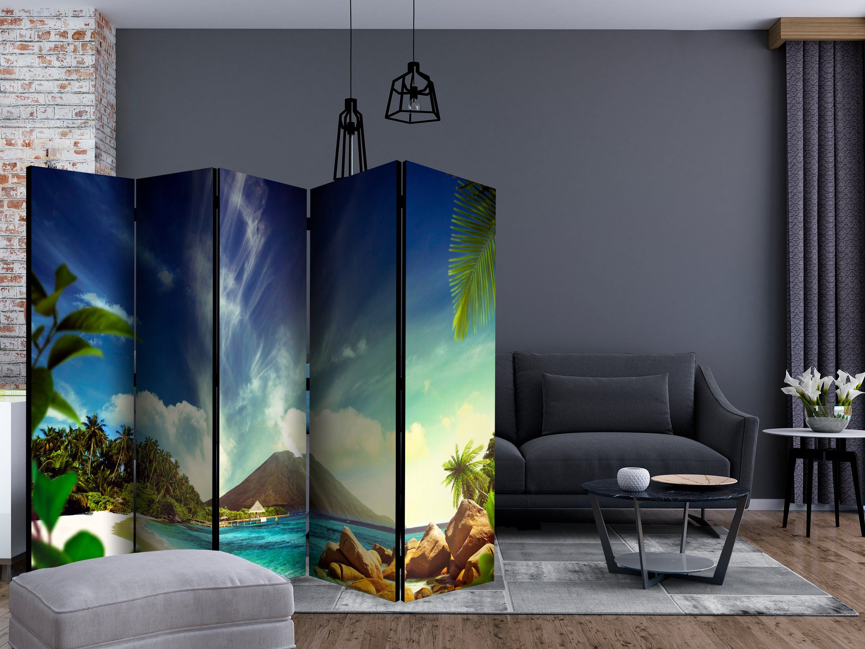 Aizslietnis 5-daļīgs - Guļošs vulkāns (225x172cm) 225x172 cm Home Trends