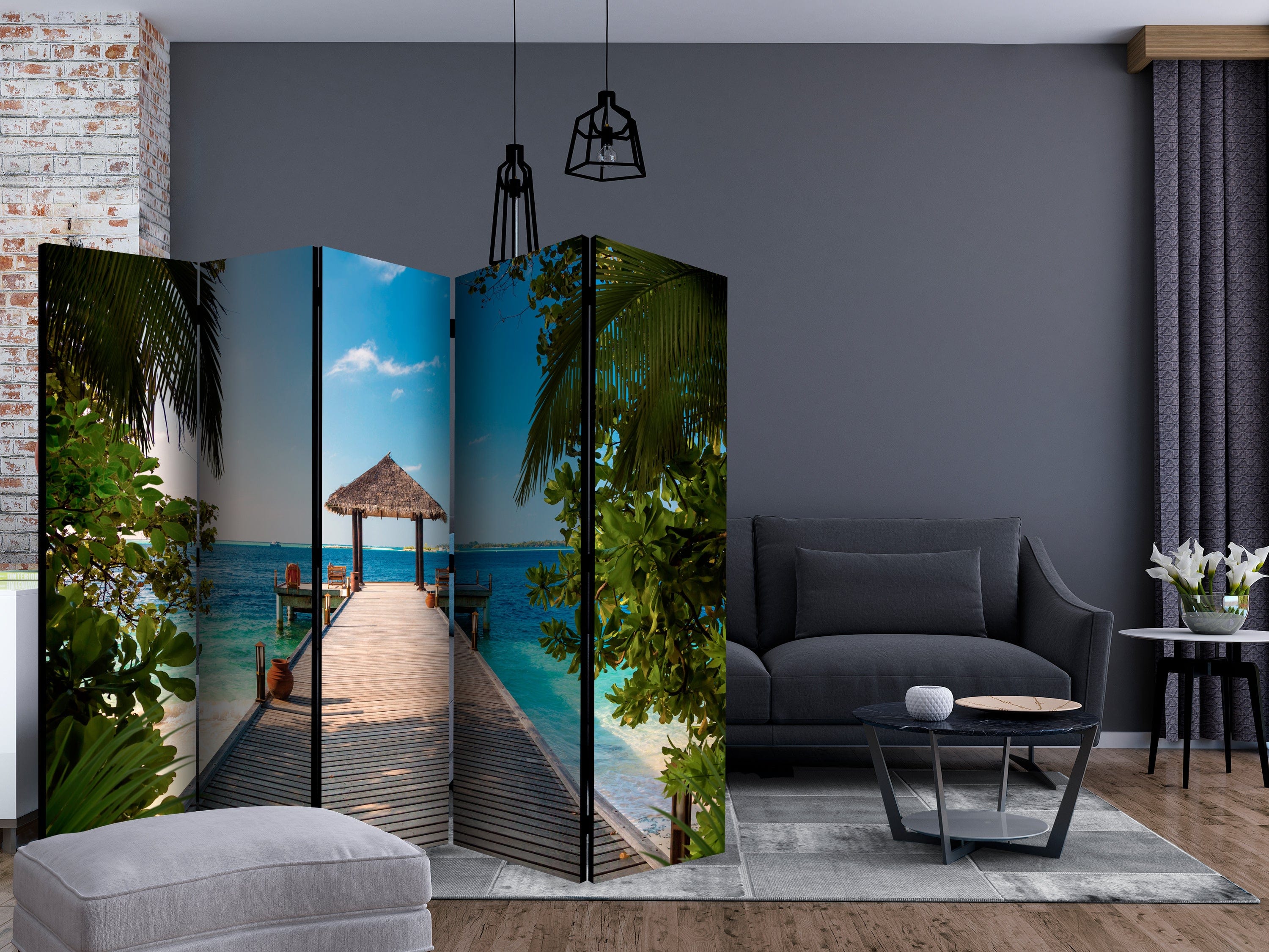 Aizslietnis 5-daļīgs - Havaju salu sapnis (225x172cm) 225x172 cm Home Trends