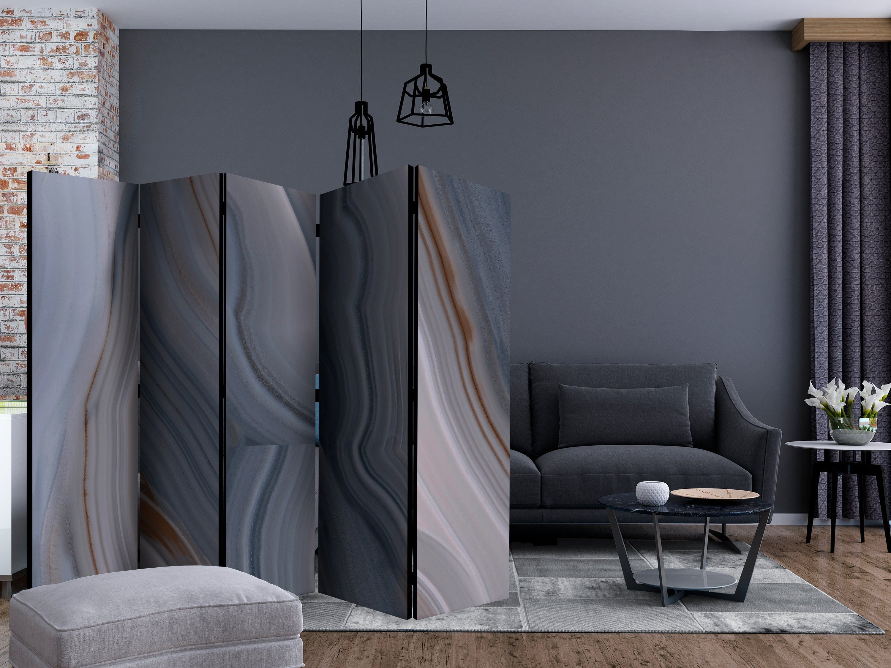 Aizslietnis 5-daļīgs - Jūras straume (225x172cm) 225x172 cm Home Trends