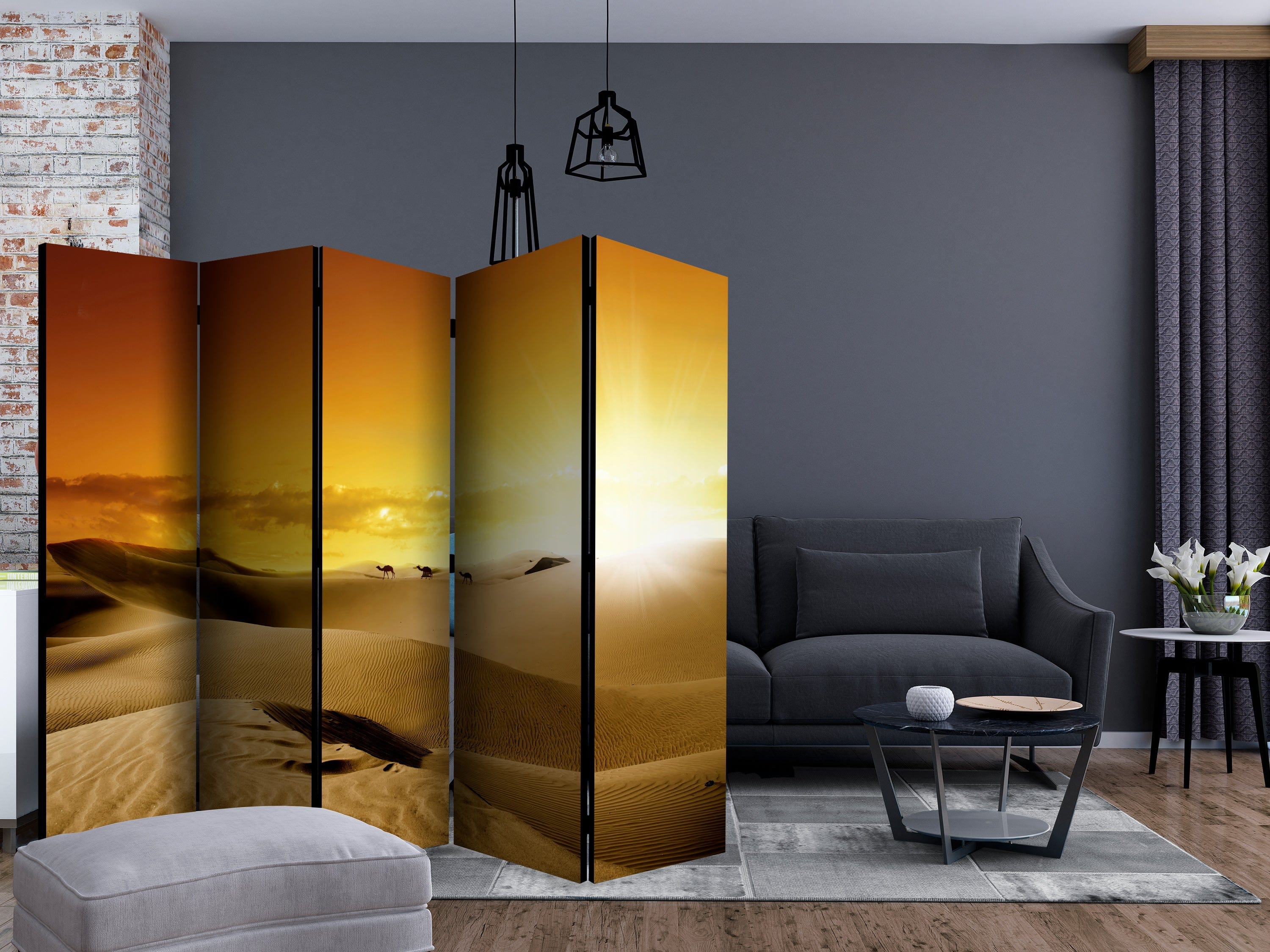 Aizslietnis 5-daļīgs - Kamieļu gājiens (225x172cm) 225x172 cm Home Trends