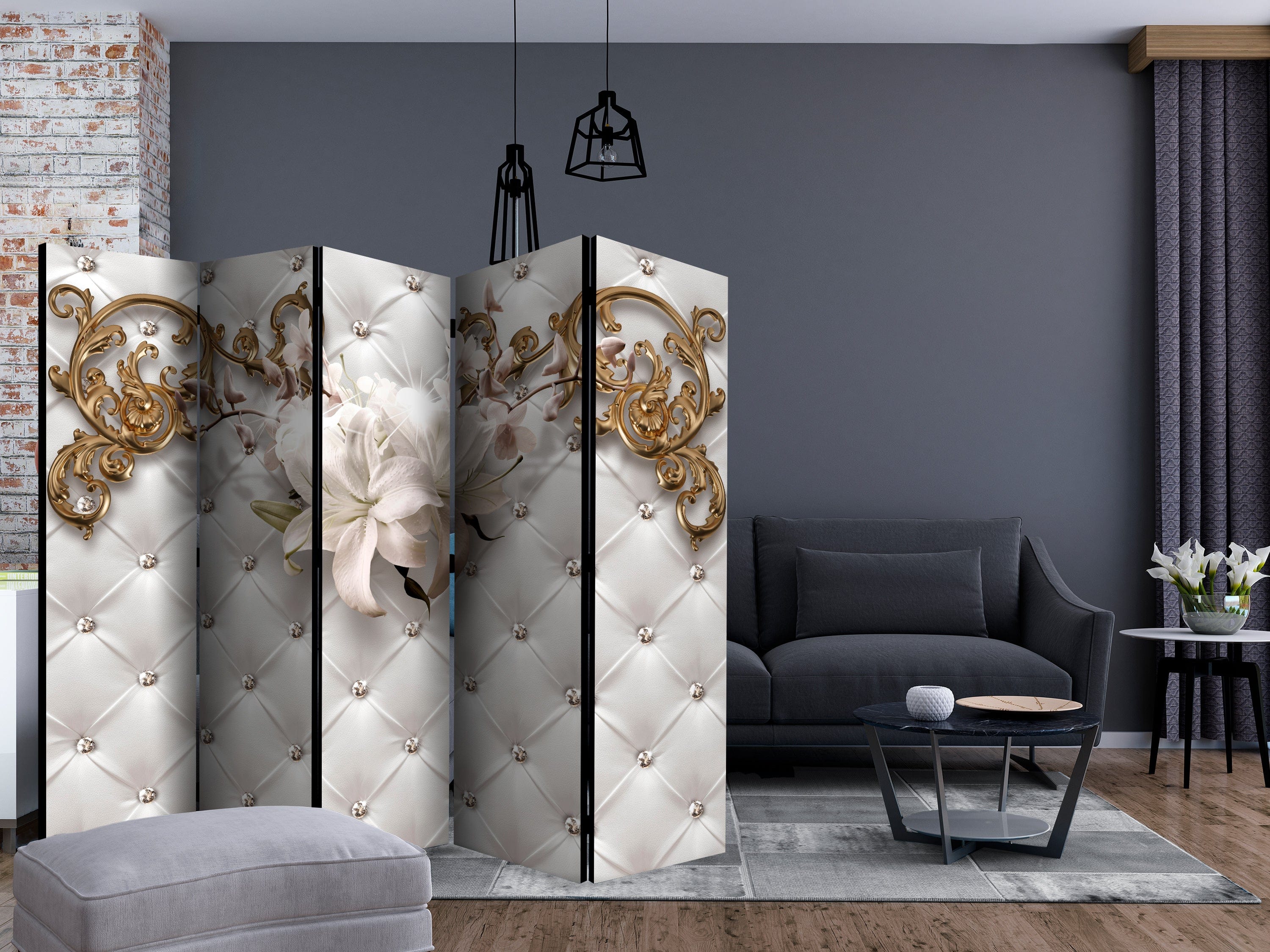 Aizslietnis 5-daļīgs - Karaliskais mirdzums (225x172cm) 225x172 cm Home Trends