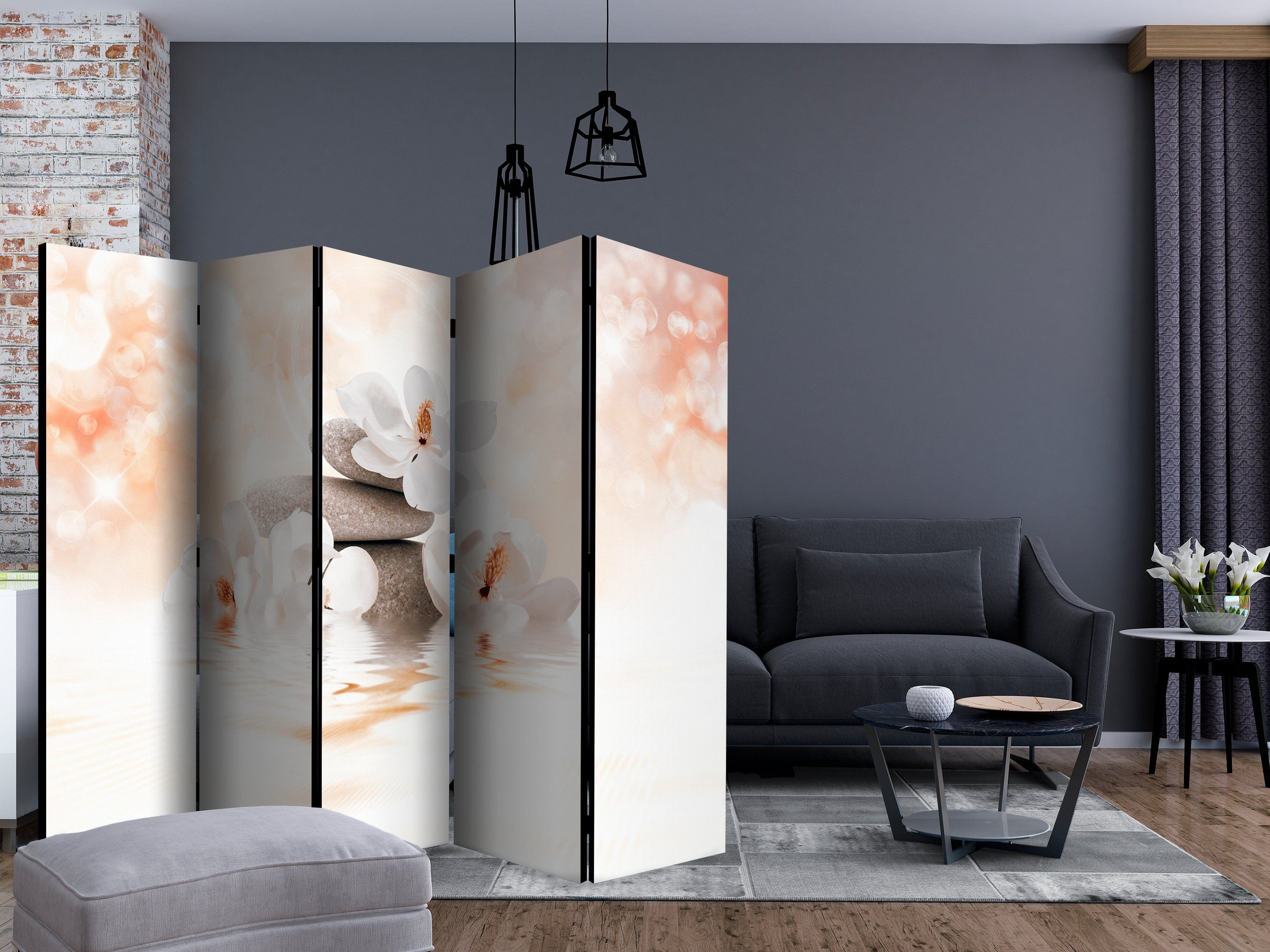 Aizslietnis 5-daļīgs - Klusuma ezers 5 (225x172cm) 225x172 cm Home Trends