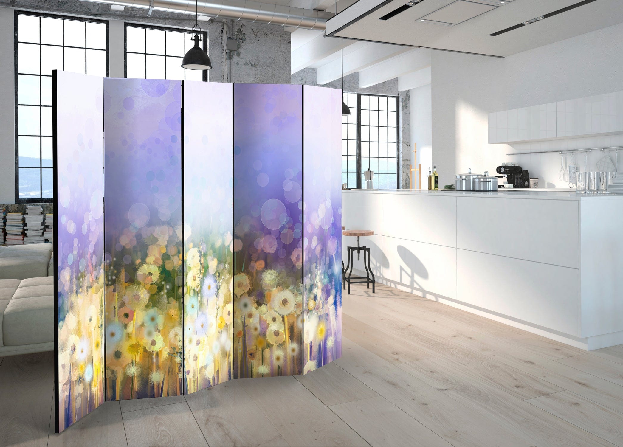 Aizslietnis 5-daļīgs - Krāsota pļava (225x172cm) 225x172 cm Home Trends