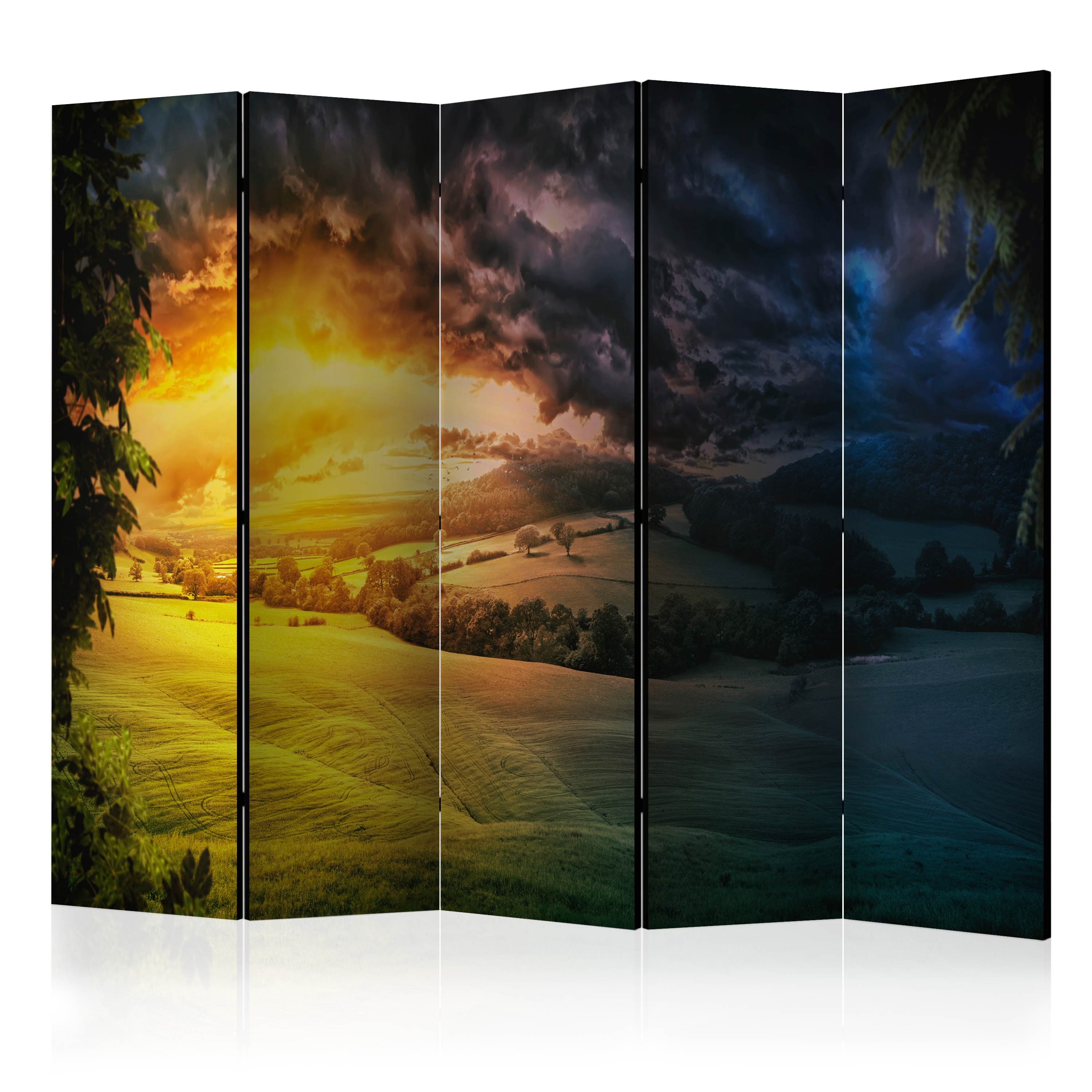 Aizslietnis 5-daļīgs - Krēslas pār ieleju (225x172cm) 225x172 cm Home Trends