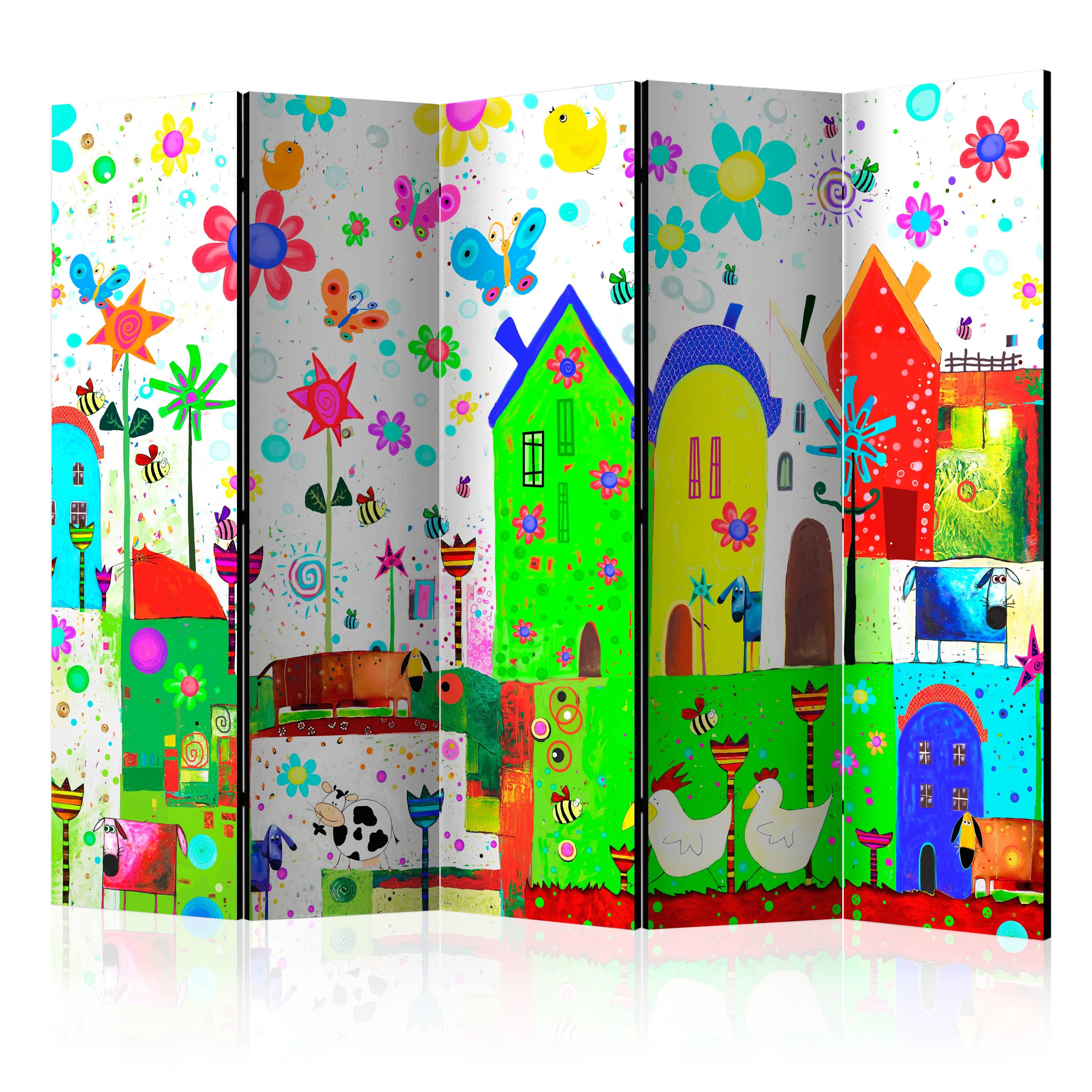 Aizslietnis 5-daļīgs - Laimīga ferma 2. versija (225x172cm) 225x172 cm Home Trends