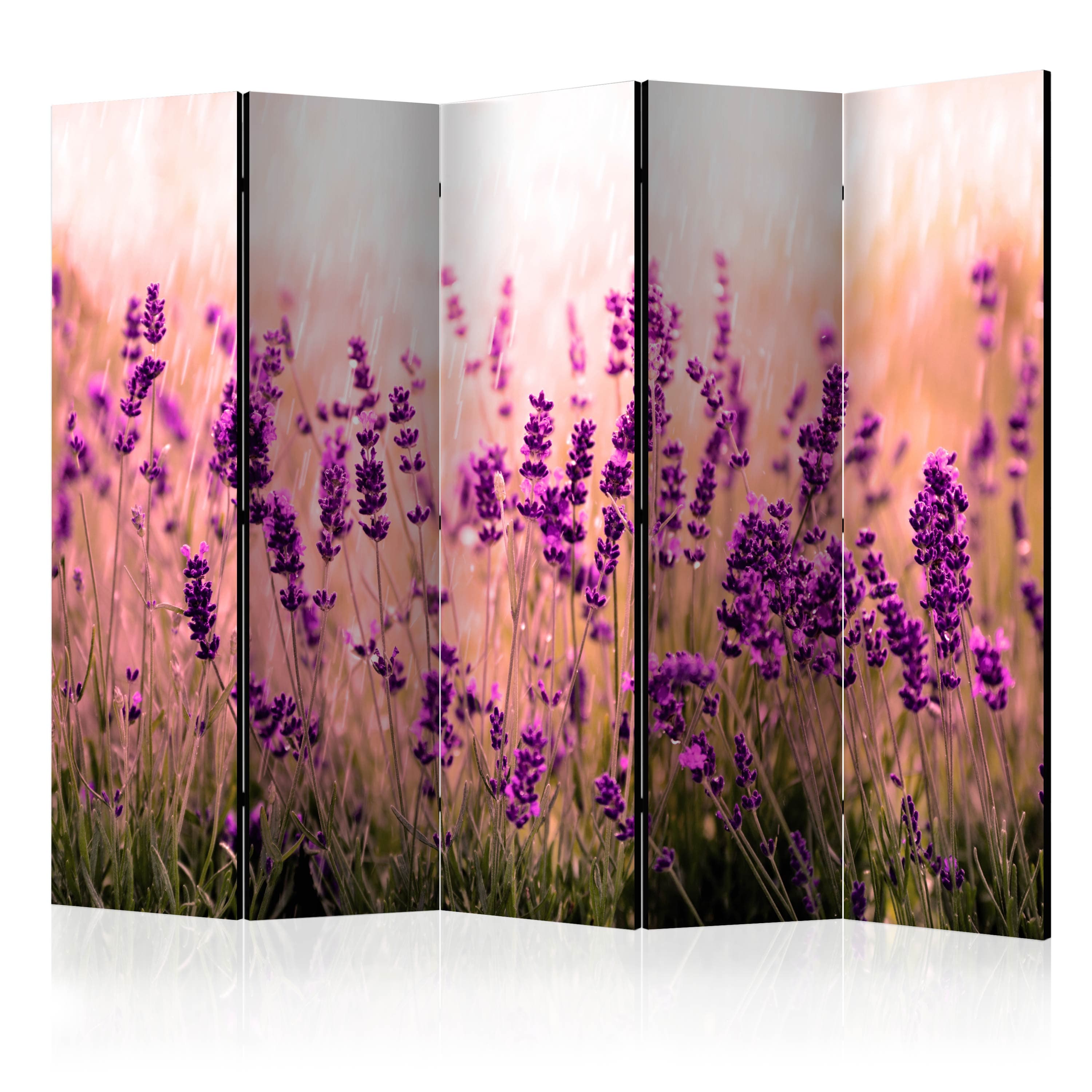 Aizslietnis 5-daļīgs - Lavanda lietū (225x172cm) 225x172 cm Home Trends