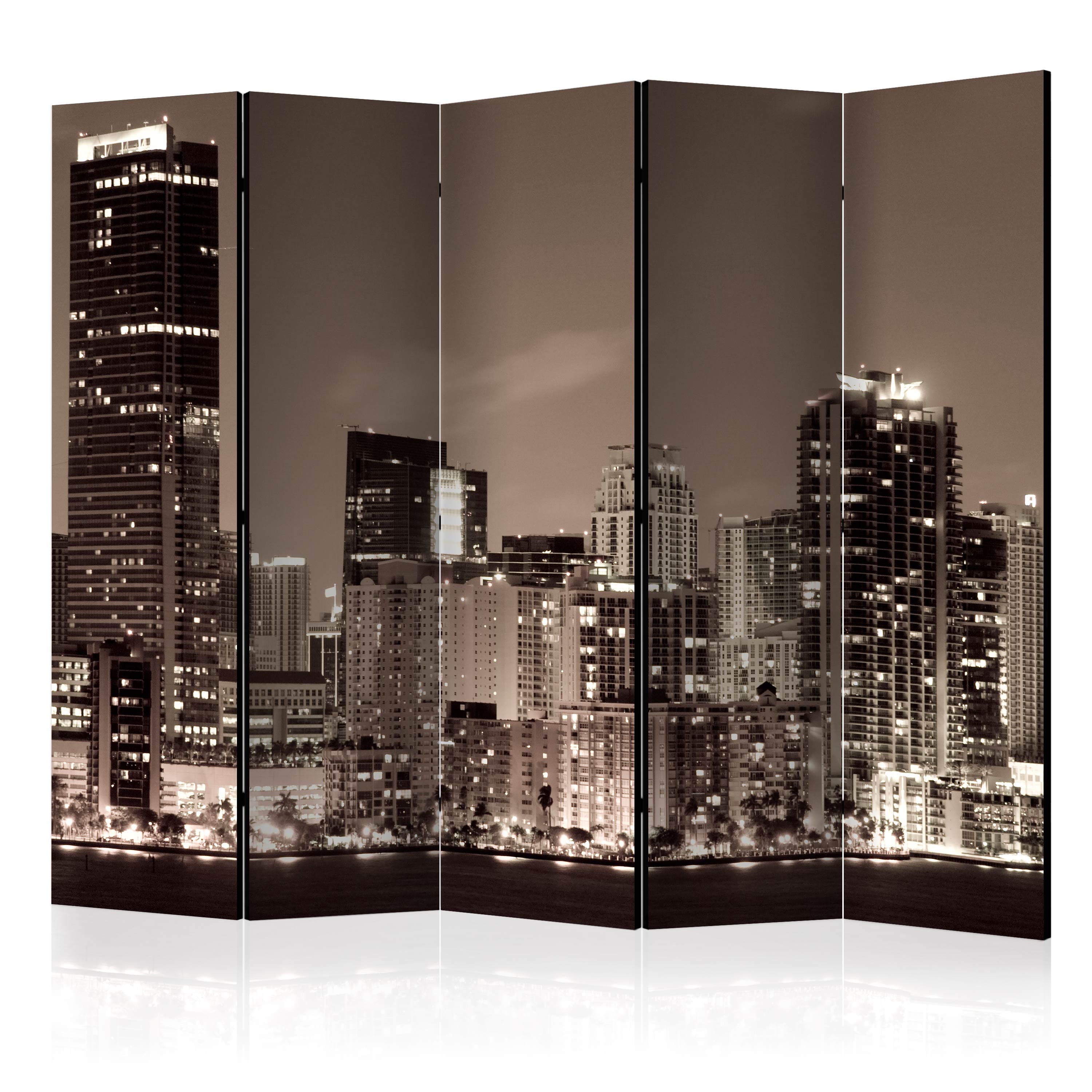 Aizslietnis 5-daļīgs - Maiami sepijas krāsā (225x172cm) 225x172 cm Home Trends