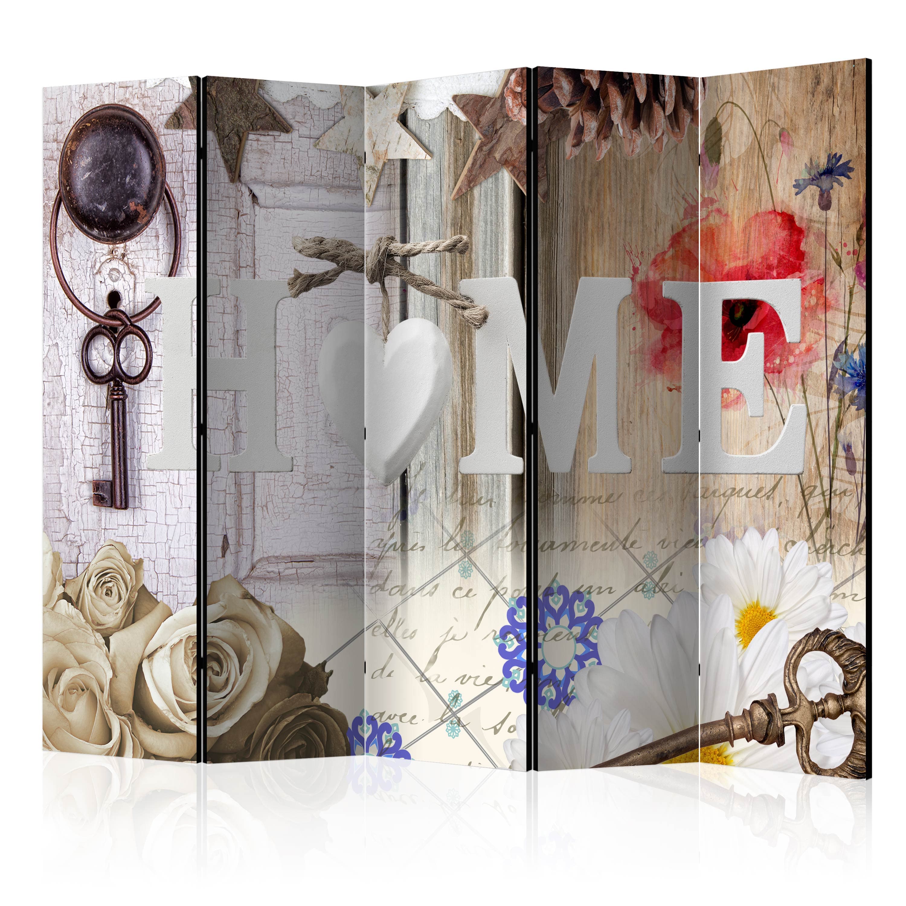 Aizslietnis 5-daļīgs - Mājas Burvīgas atmiņas (225x172cm) 225x172 cm Home Trends