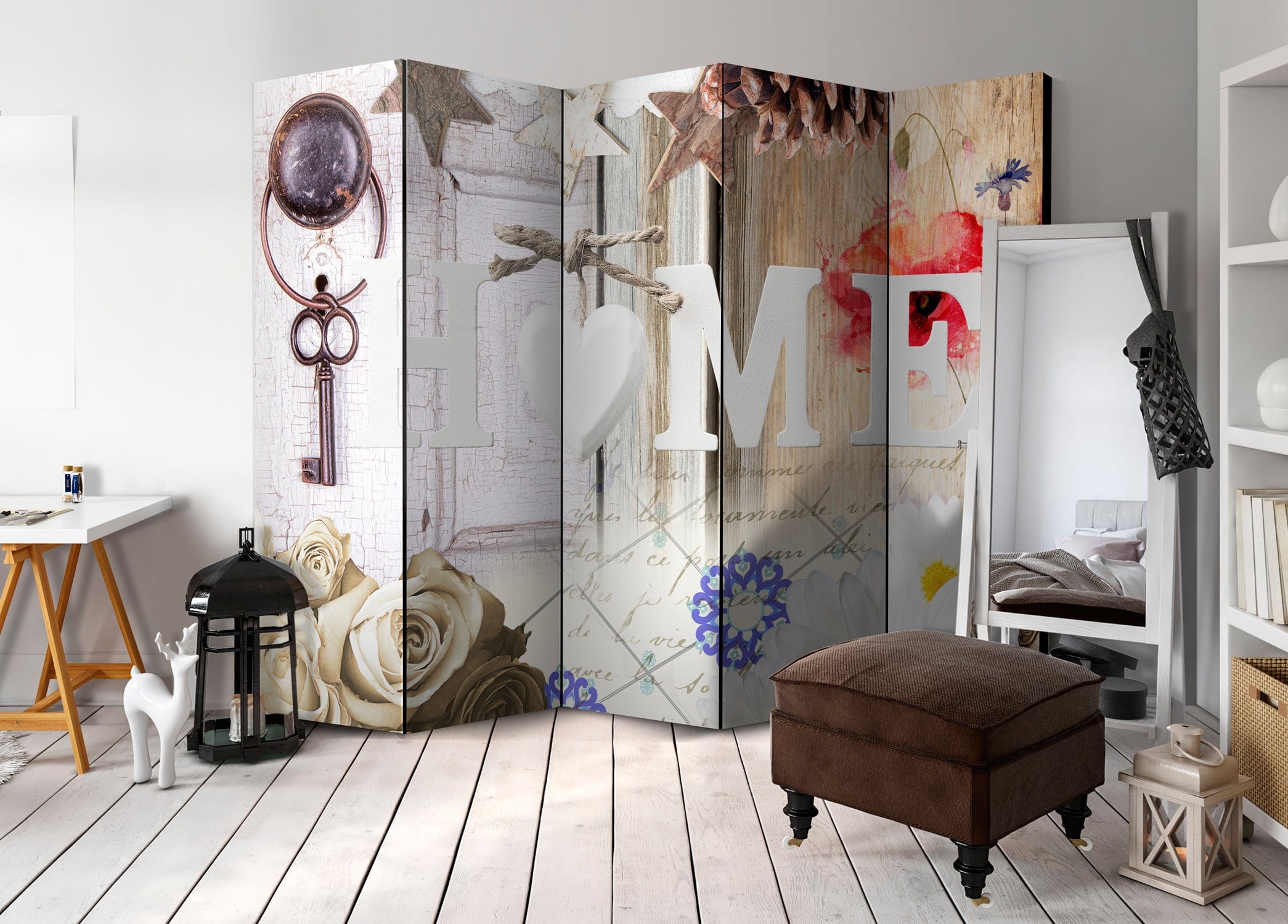 Aizslietnis 5-daļīgs - Mājas Burvīgas atmiņas (225x172cm) 225x172 cm Home Trends