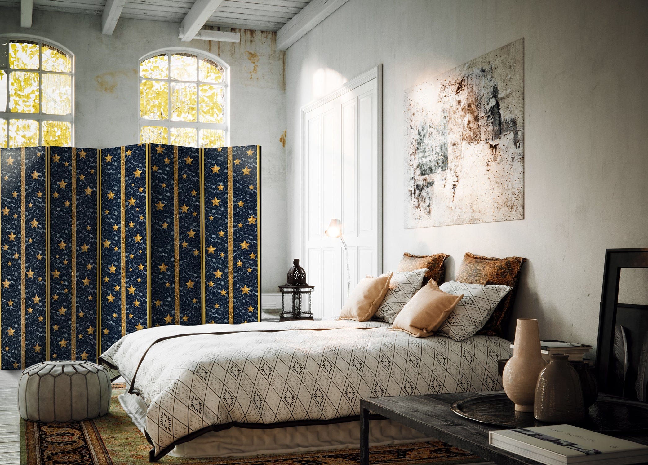 Aizslietnis 5-daļīgs - Mežģīņu zvaigznājs (225x172cm) 225x172 cm Home Trends