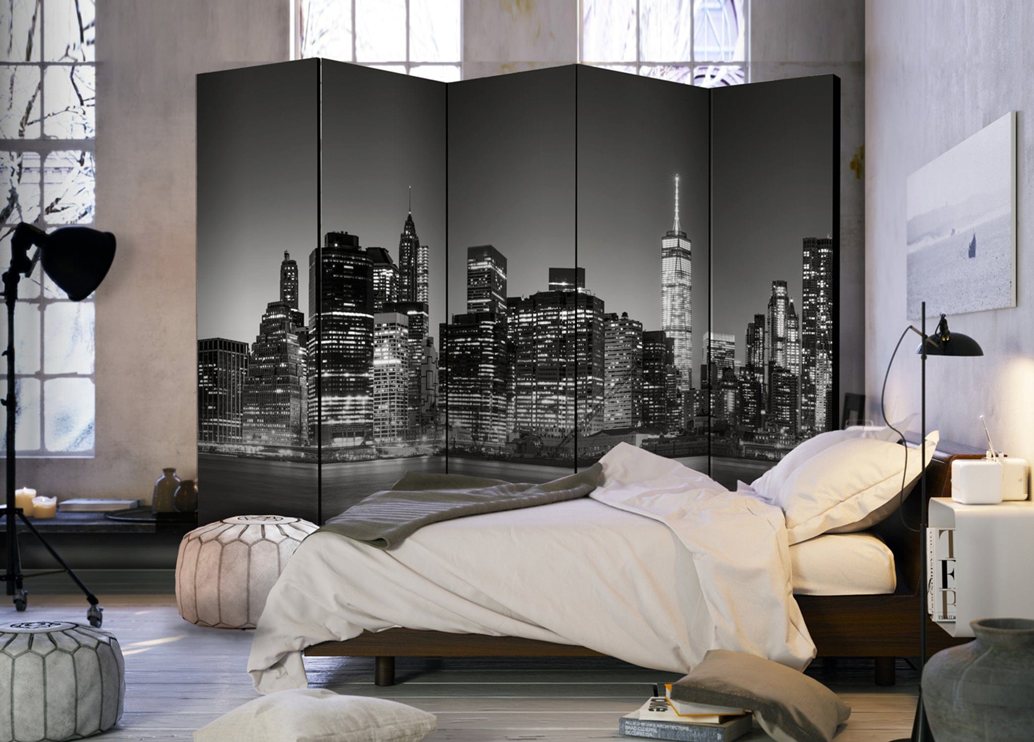 Aizslietnis 5-daļīgs - Niujorkas naktis (225x172cm) 225x172 cm Home Trends