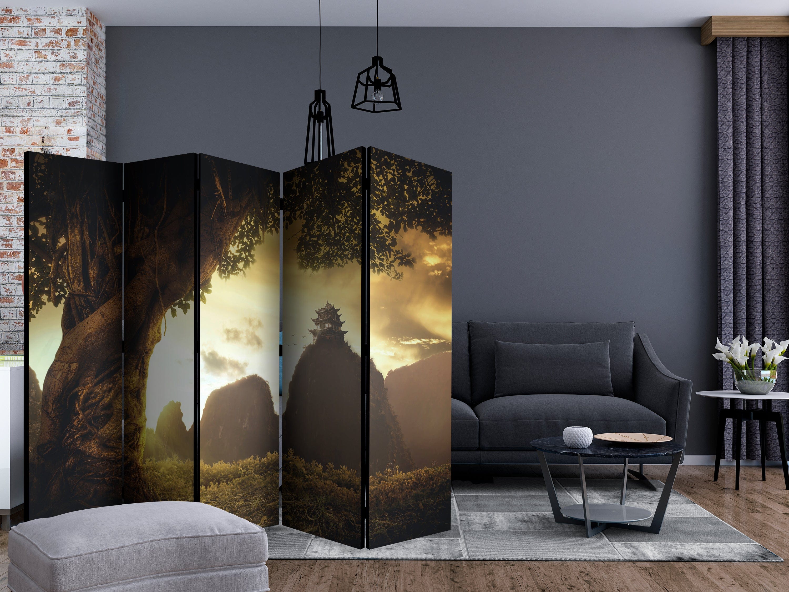 Aizslietnis 5-daļīgs - Noslēpumainā Ķīna (225x172cm) 225x172 cm Home Trends