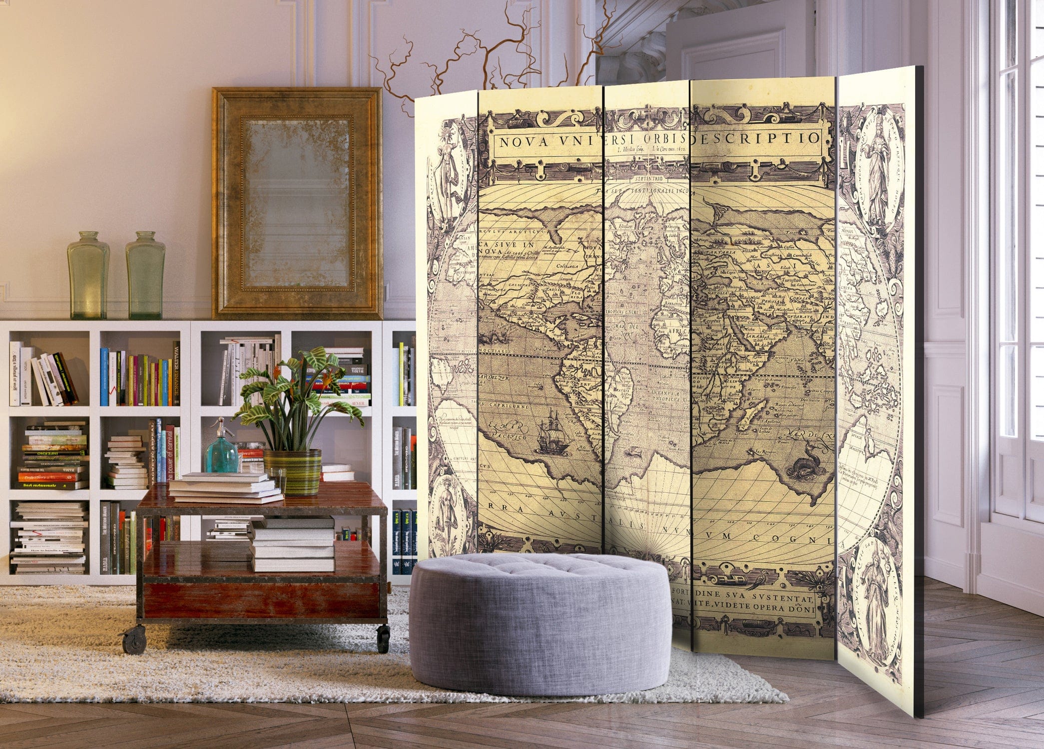 Aizslietnis 5-daļīgs - Nova Universi Orbis Descriptio (225x172cm) 225x172 cm Home Trends