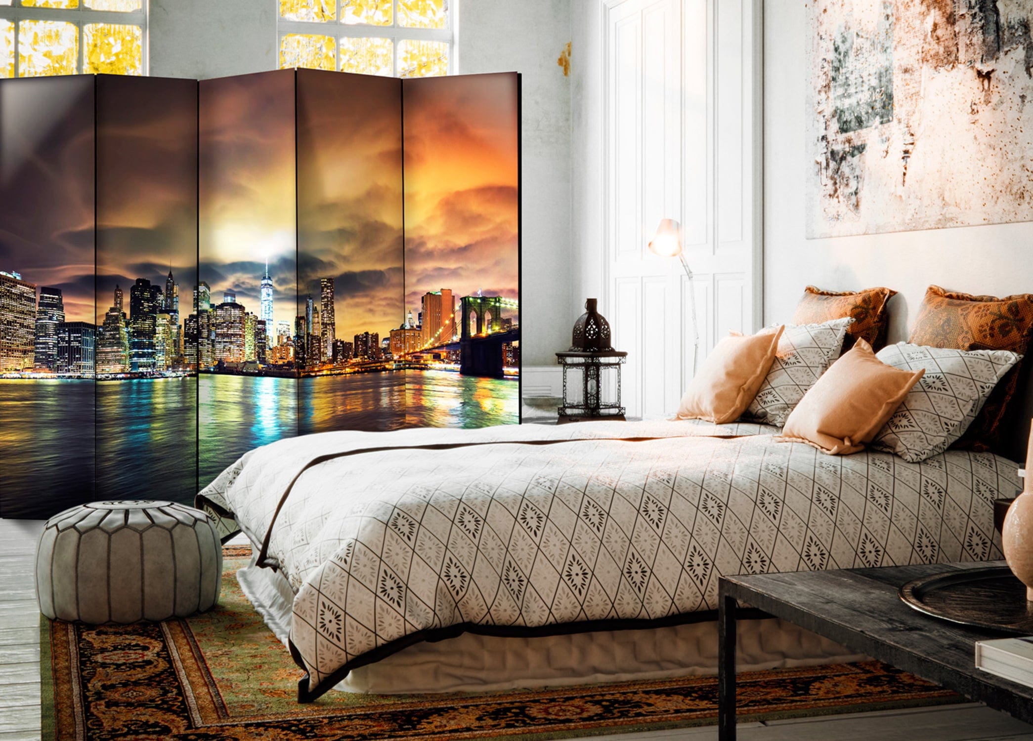 Aizslietnis 5-daļīgs - Ņujorkas debesis (225x172cm) 225x172 cm Home Trends