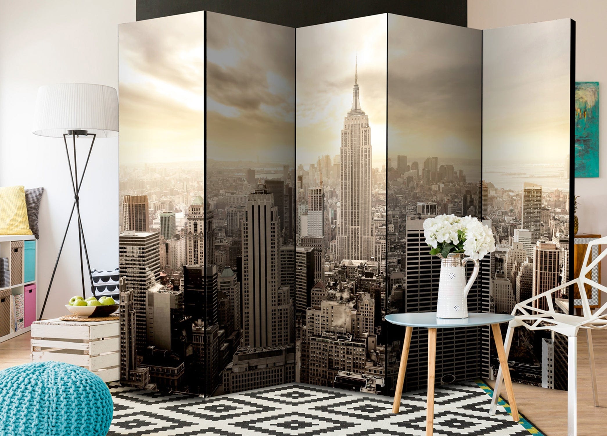 Aizslietnis 5-daļīgs - Ņujorkas gaisma (225x172cm) 225x172 cm Home Trends