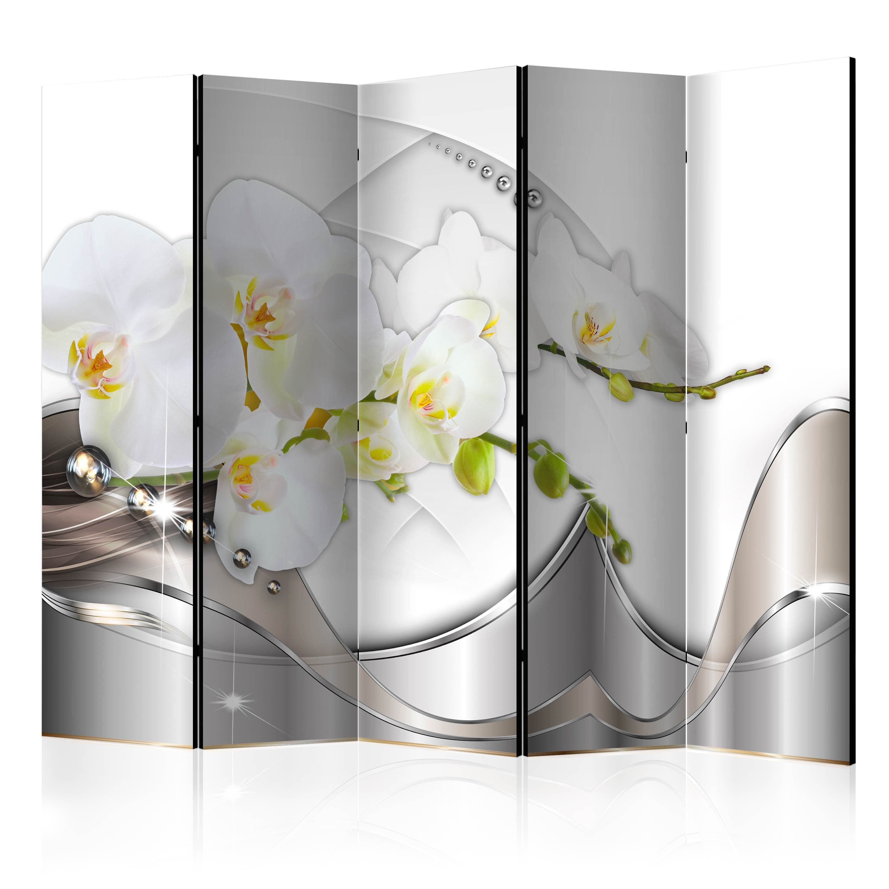Aizslietnis 5-daļīgs - Orhideju pērļu deja (225x172cm) 225x172 cm Home Trends