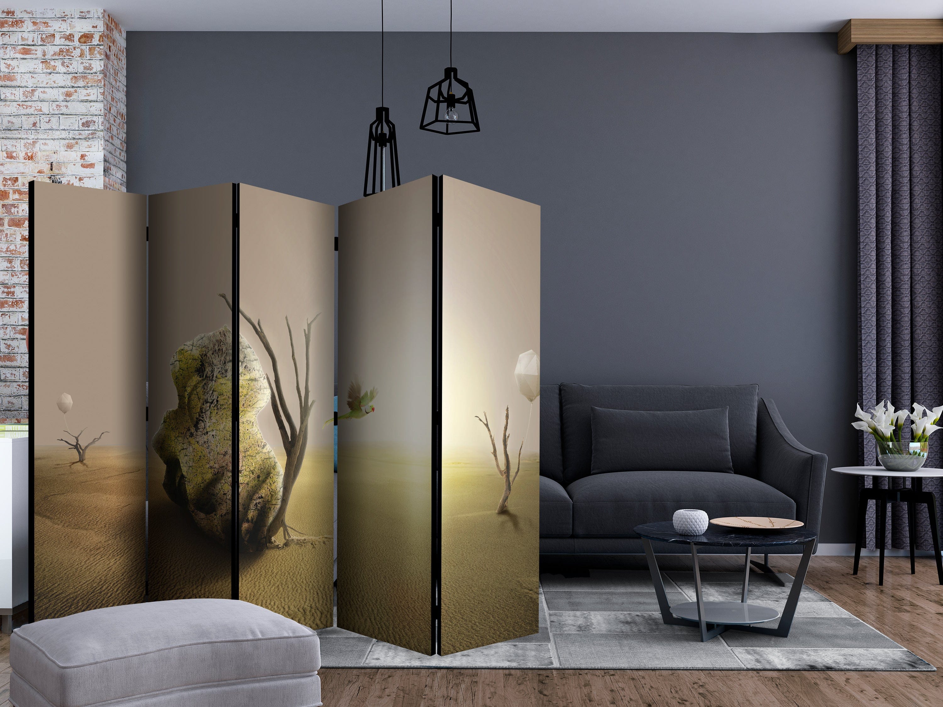 Aizslietnis 5-daļīgs - Pamesta maska (225x172cm) 225x172 cm Home Trends
