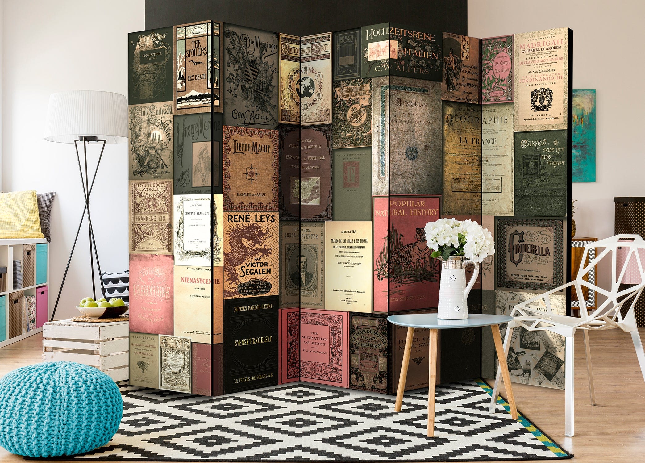 Aizslietnis 5-daļīgs - Paradīzes grāmatas (225x172cm) 225x172 cm Home Trends