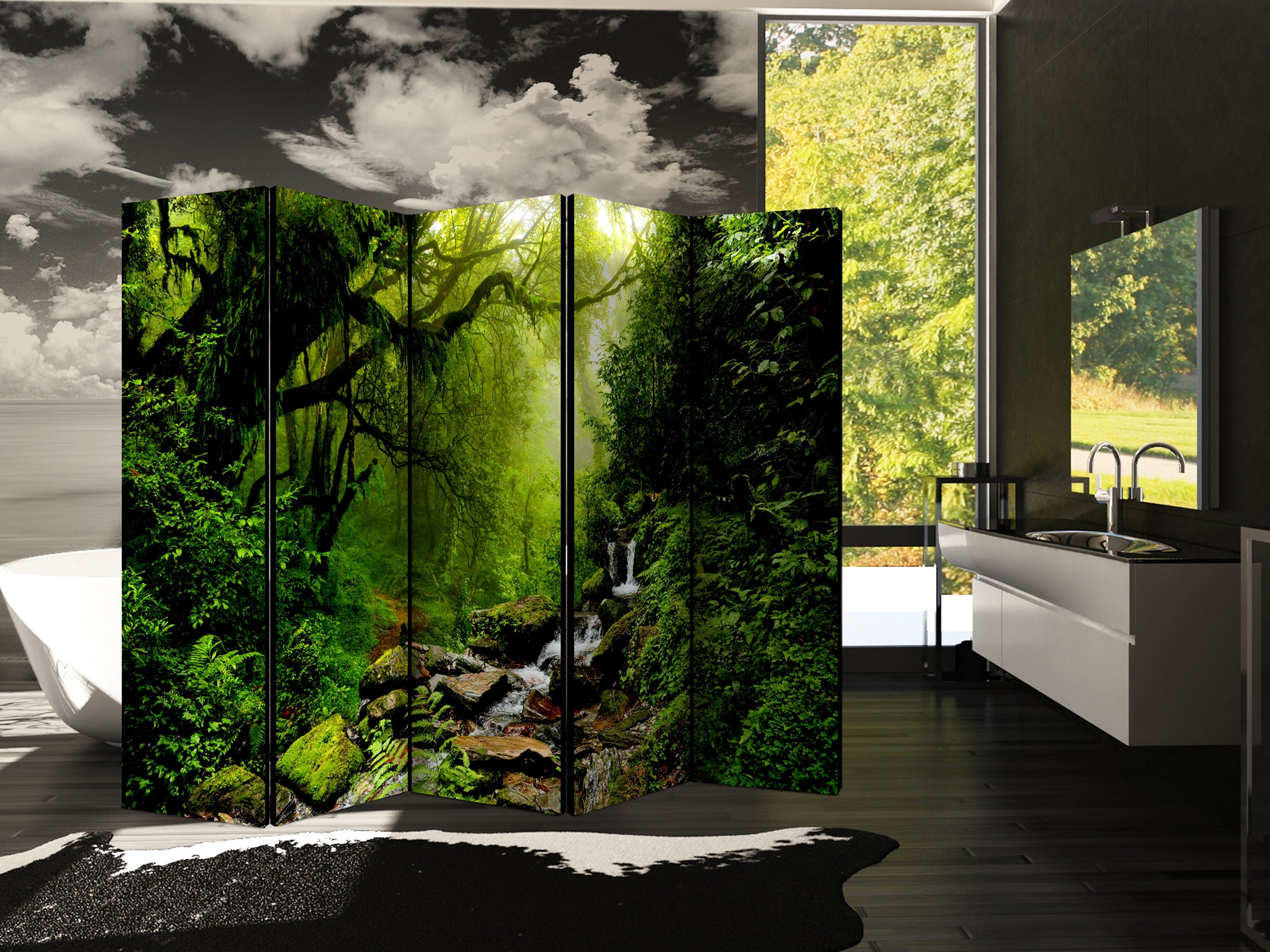 Aizslietnis 5-daļīgs - Pasaku mežs (225x172cm) 225x172 cm Home Trends