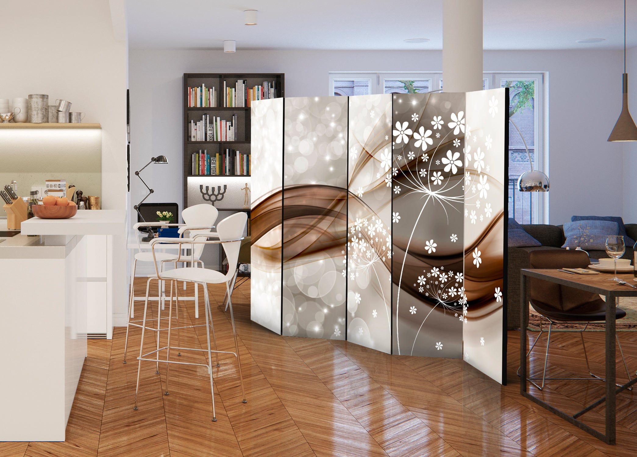 Aizslietnis 5-daļīgs - Pavasara stāsti (225x172cm) 225x172 cm Home Trends