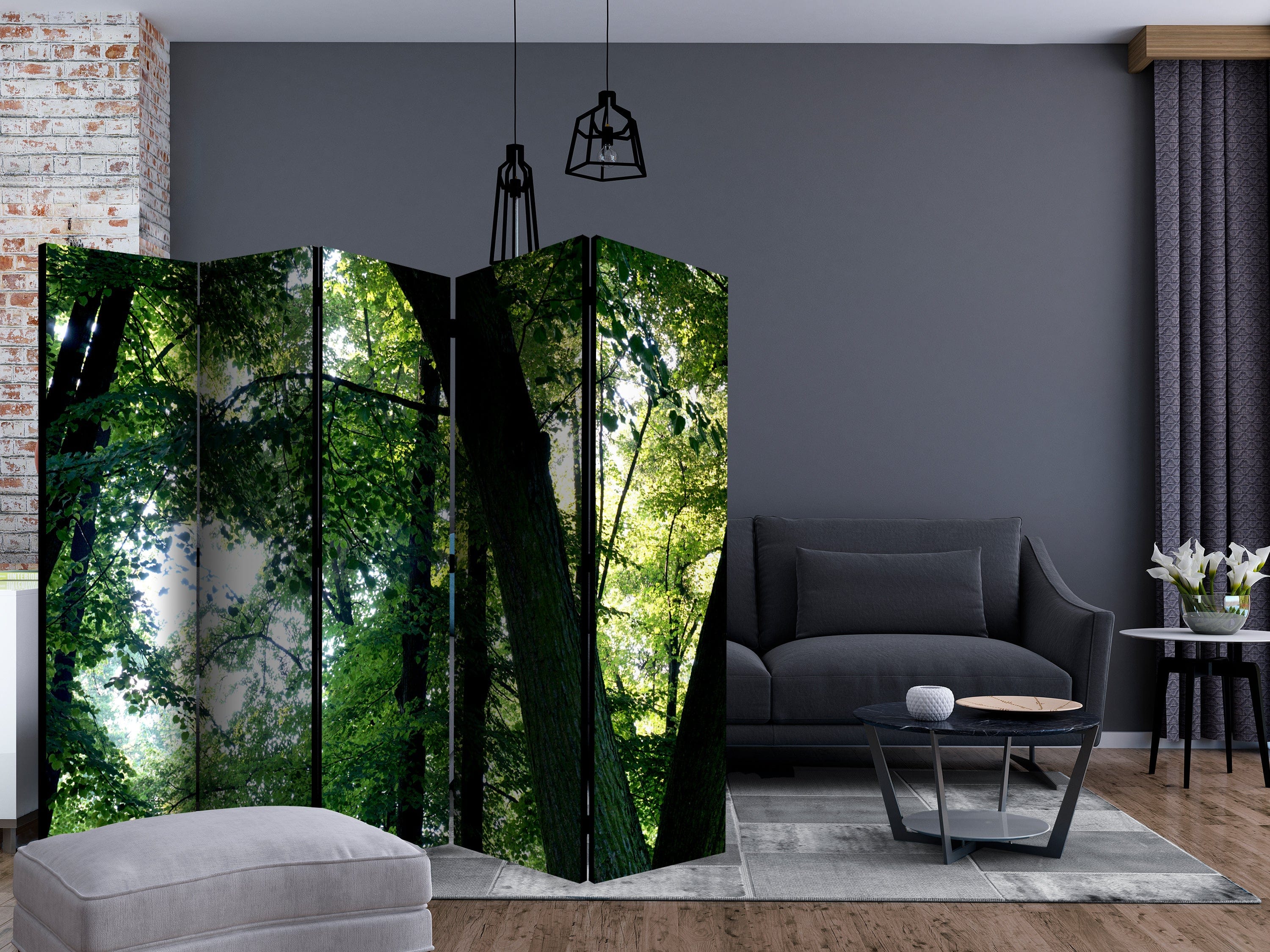 Aizslietnis 5-daļīgs - Pavasaris parkā (225x172cm) 225x172 cm Home Trends