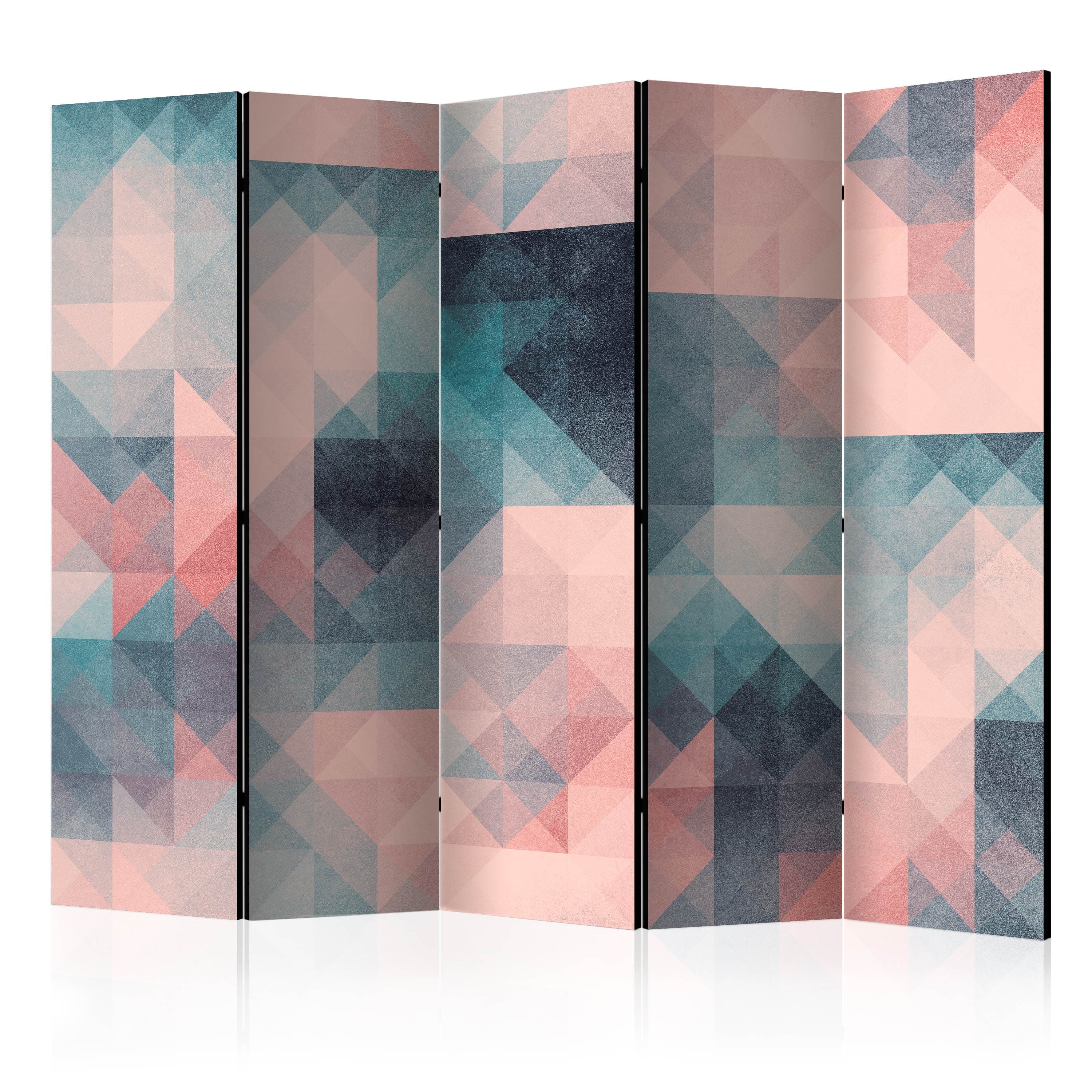 Aizslietnis 5-daļīgs - Pikseļi (zaļi un rozā) (225x172cm) 225x172 cm Home Trends