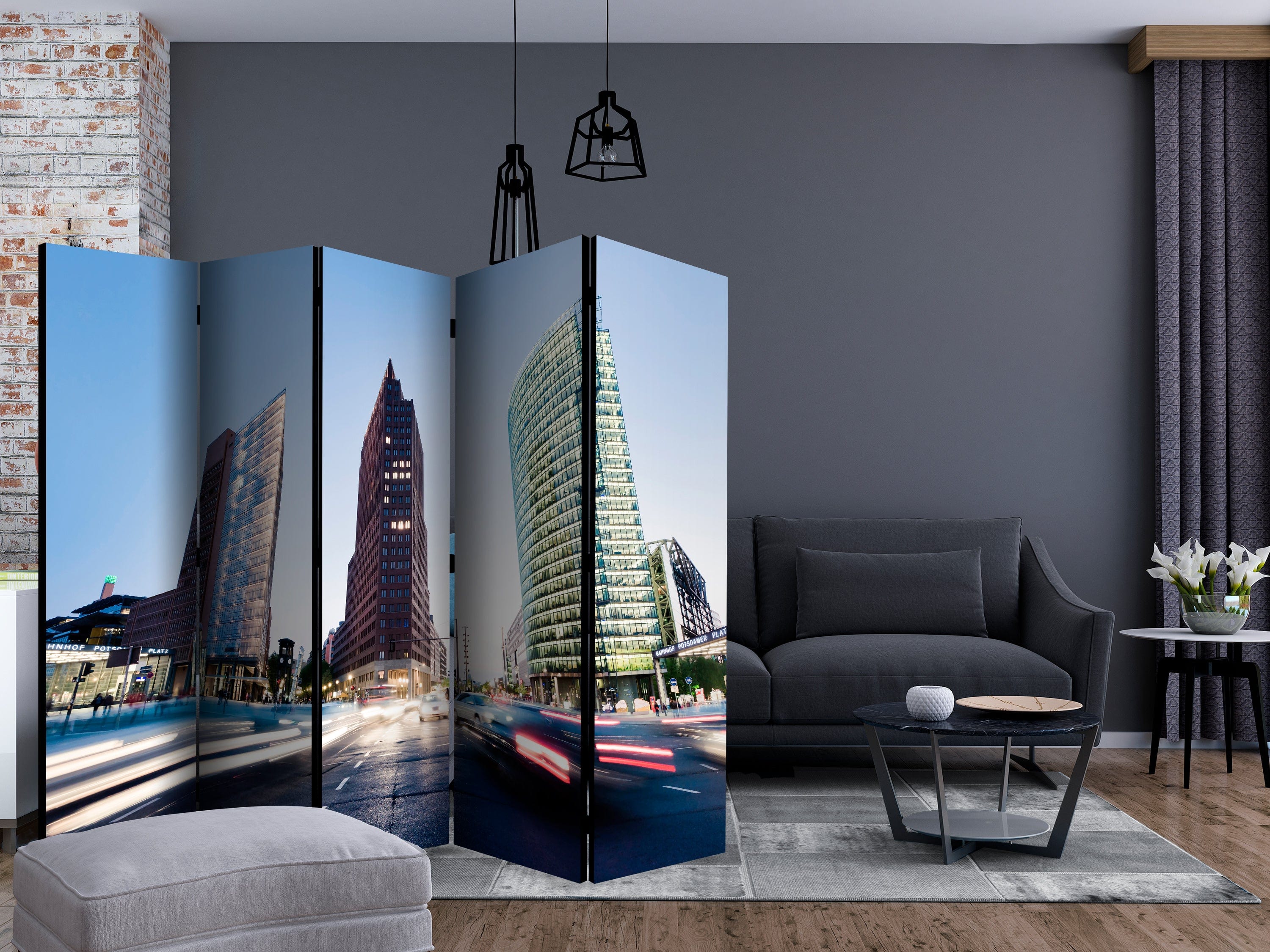 Aizslietnis 5-daļīgs - Pilsētas temps (225x172cm) 225x172 cm Home Trends