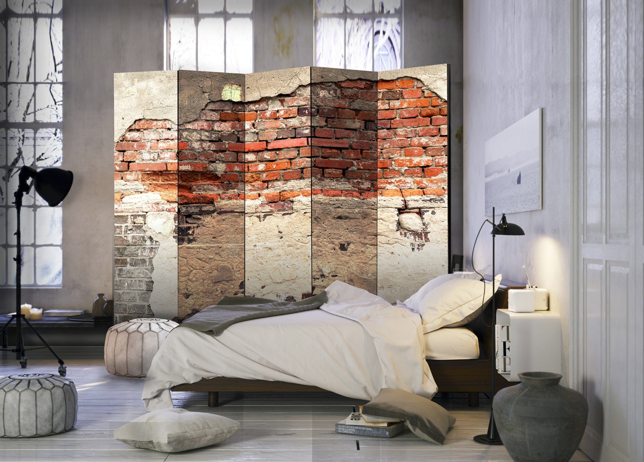 Aizslietnis 5-daļīgs - Pilsētas vēsture (225x172cm) 225x172 cm Home Trends