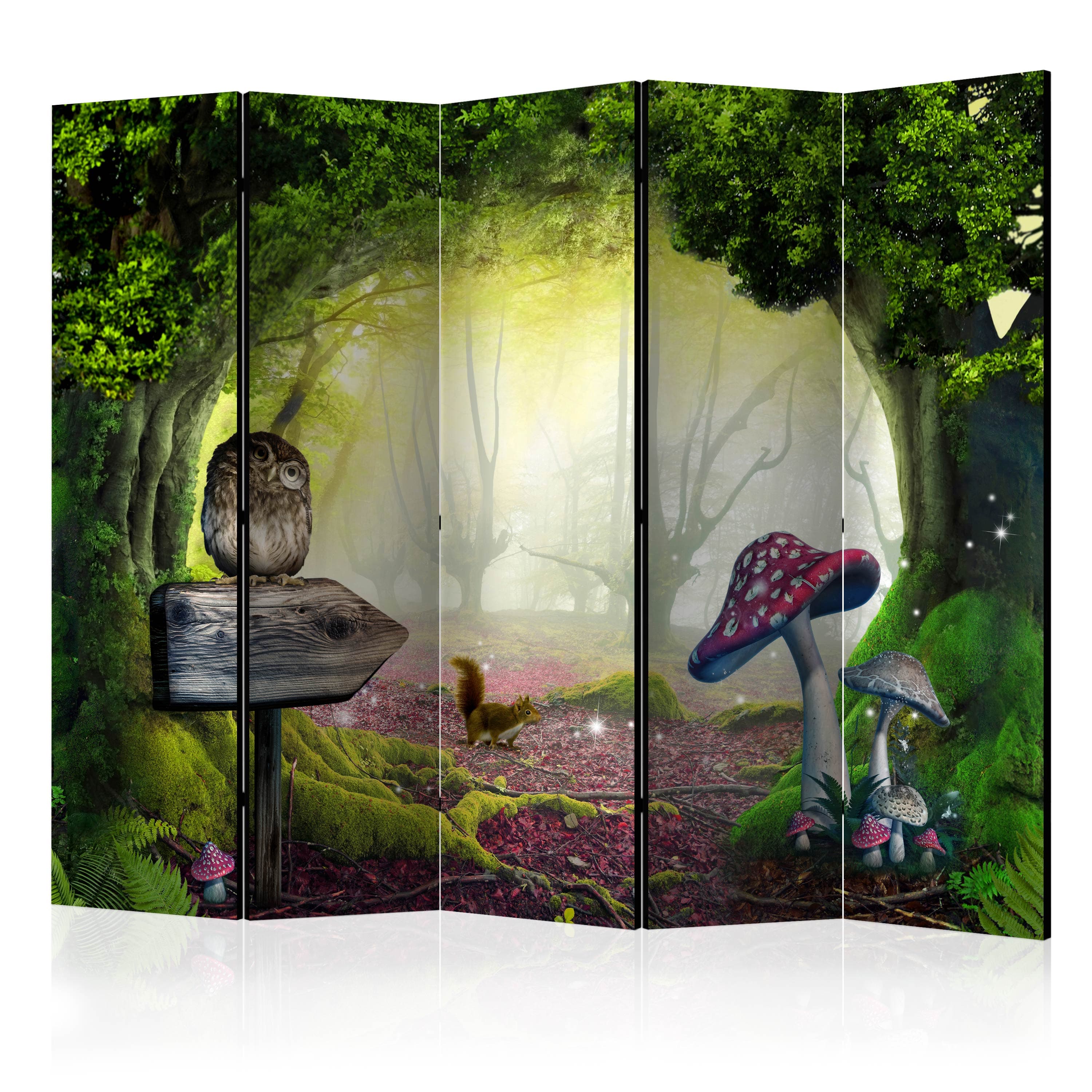 Aizslietnis 5-daļīgs - Pūces stūrītis (225x172cm) 225x172 cm Home Trends