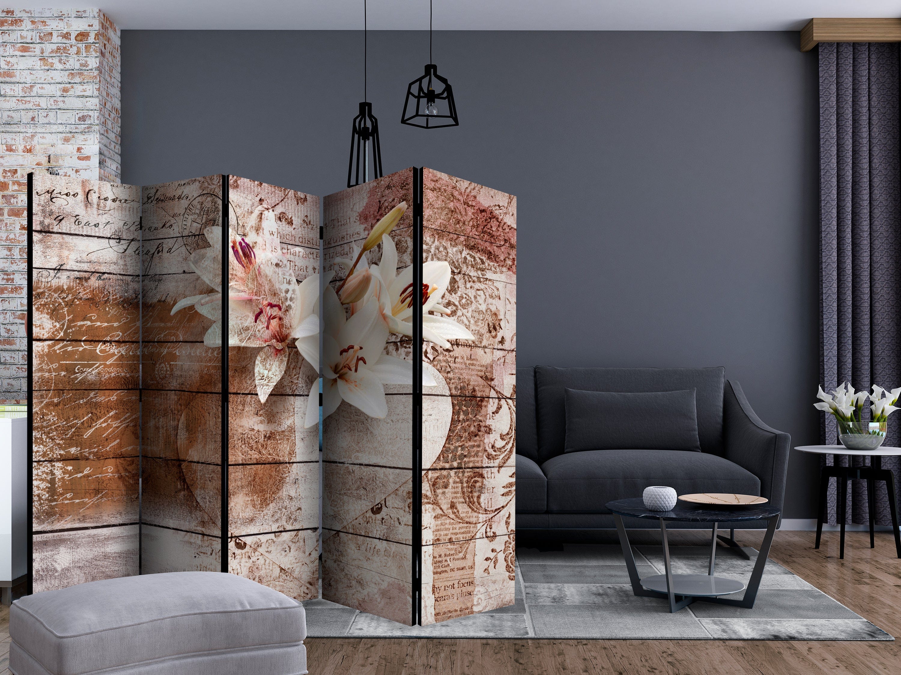 Aizslietnis 5-daļīgs - Romantiskas atmiņas (225x172cm) 225x172 cm Home Trends