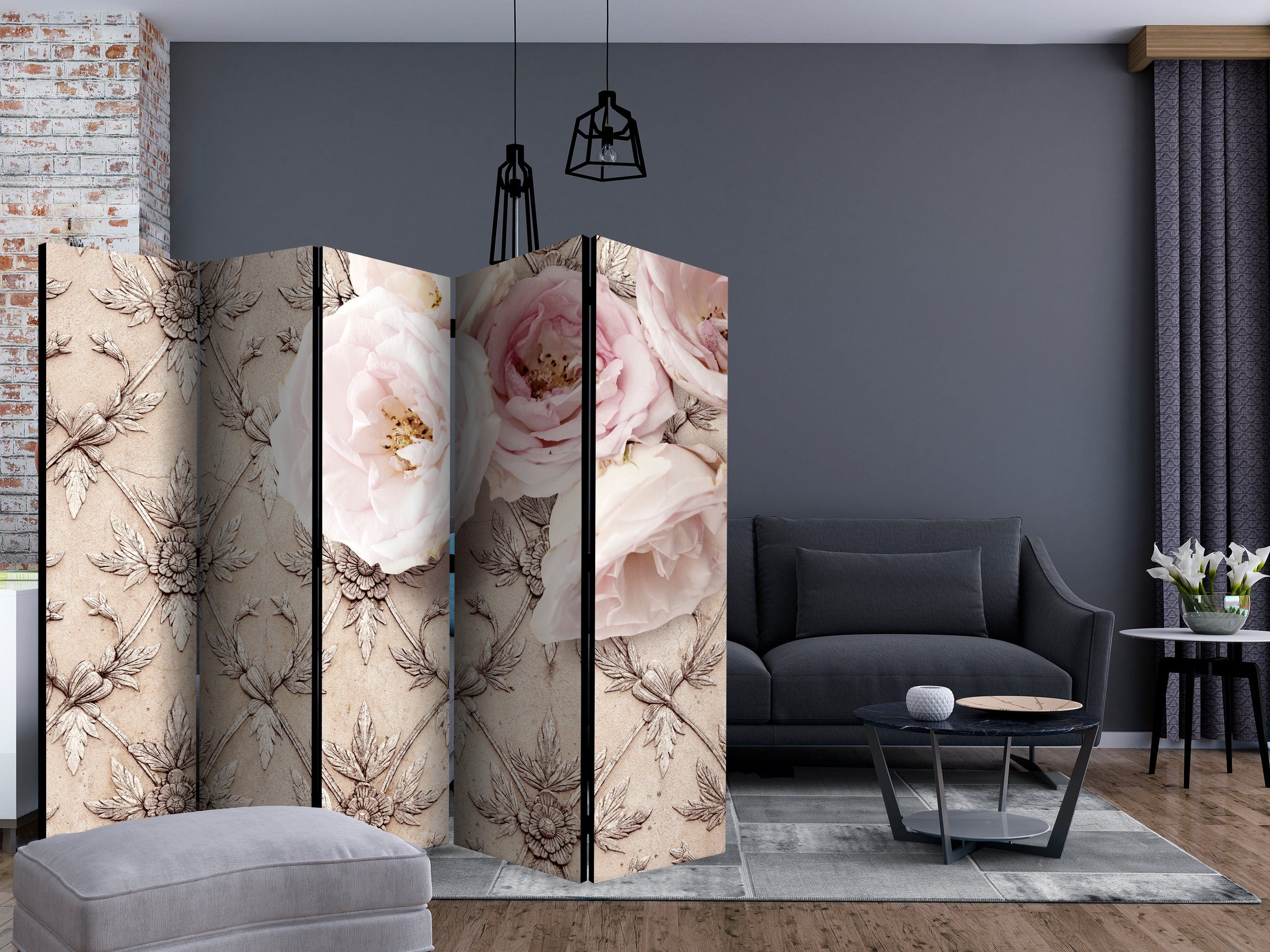 Aizslietnis 5-daļīgs - Romantiski bēšs (225x172cm) 225x172 cm Home Trends