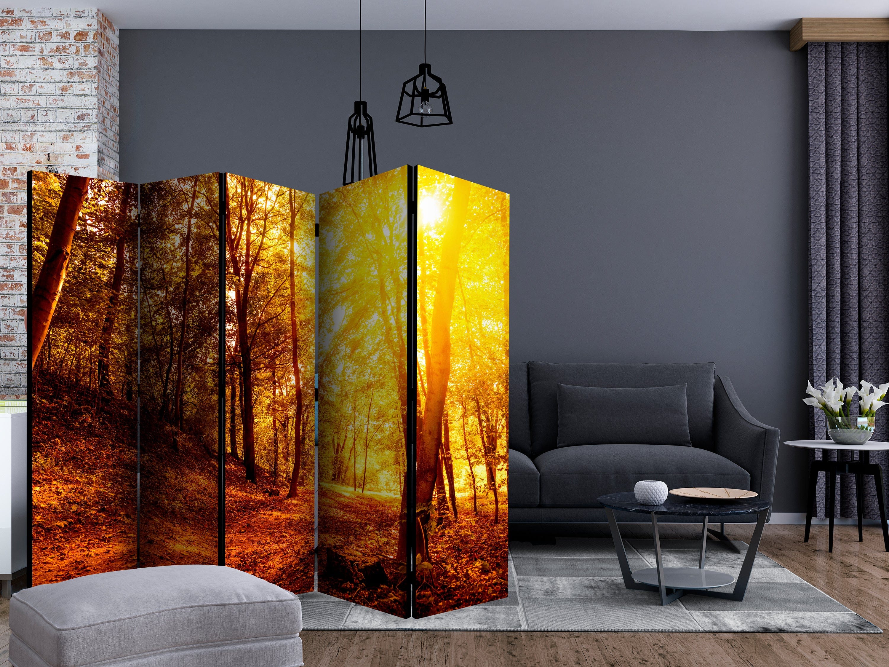 Aizslietnis 5-daļīgs - Rudens pastaiga (225x172cm) 225x172 cm Home Trends