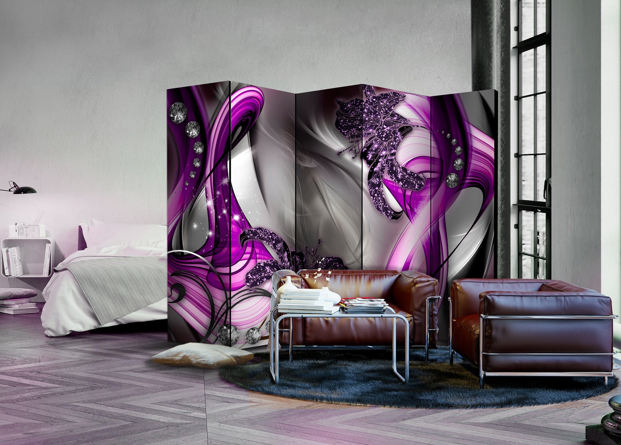 Aizslietnis 5-daļīgs - Sajūtu skaņas (225x172cm) 225x172 cm Home Trends