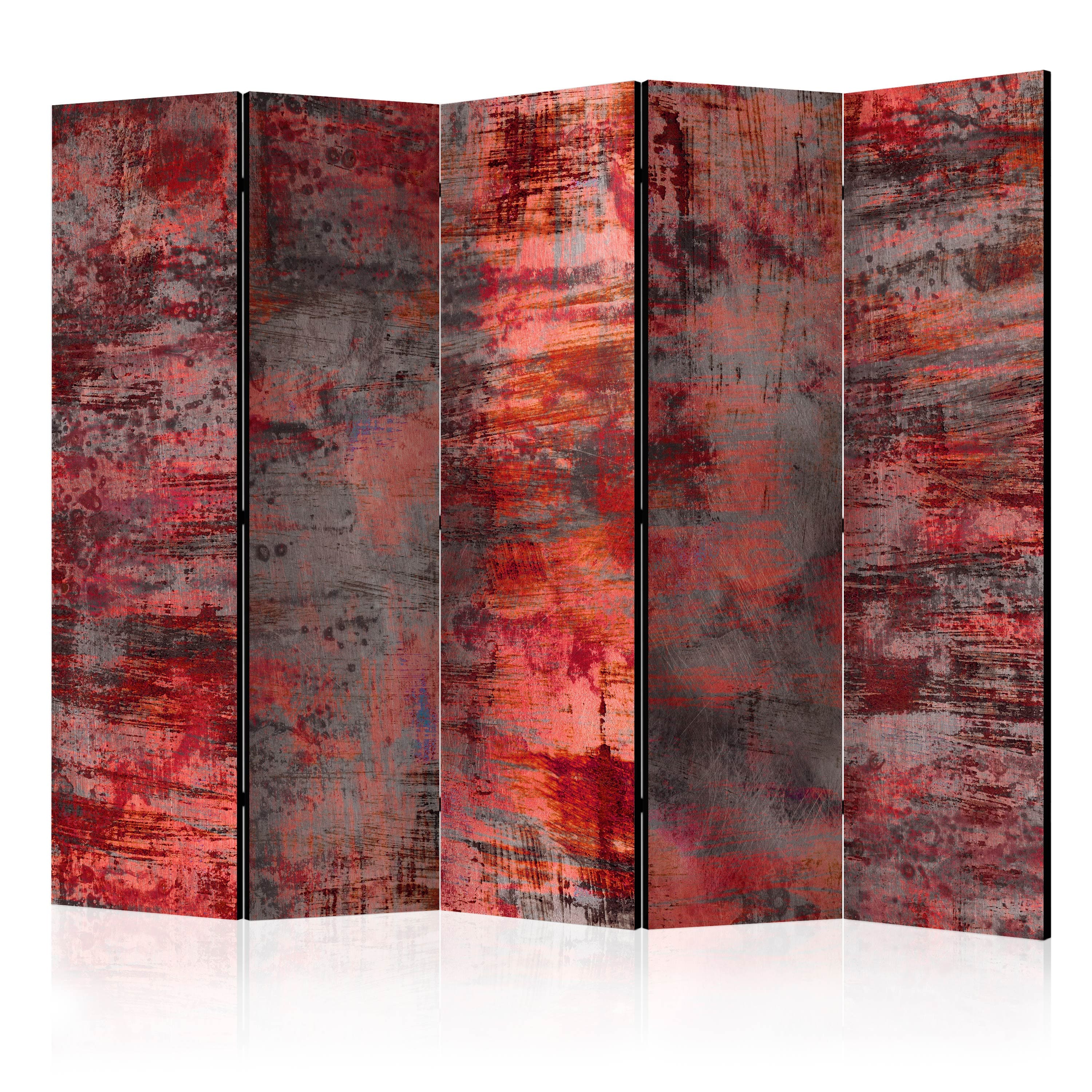 Aizslietnis 5-daļīgs - Sarkans metāls (225x172cm) 225x172 cm Home Trends